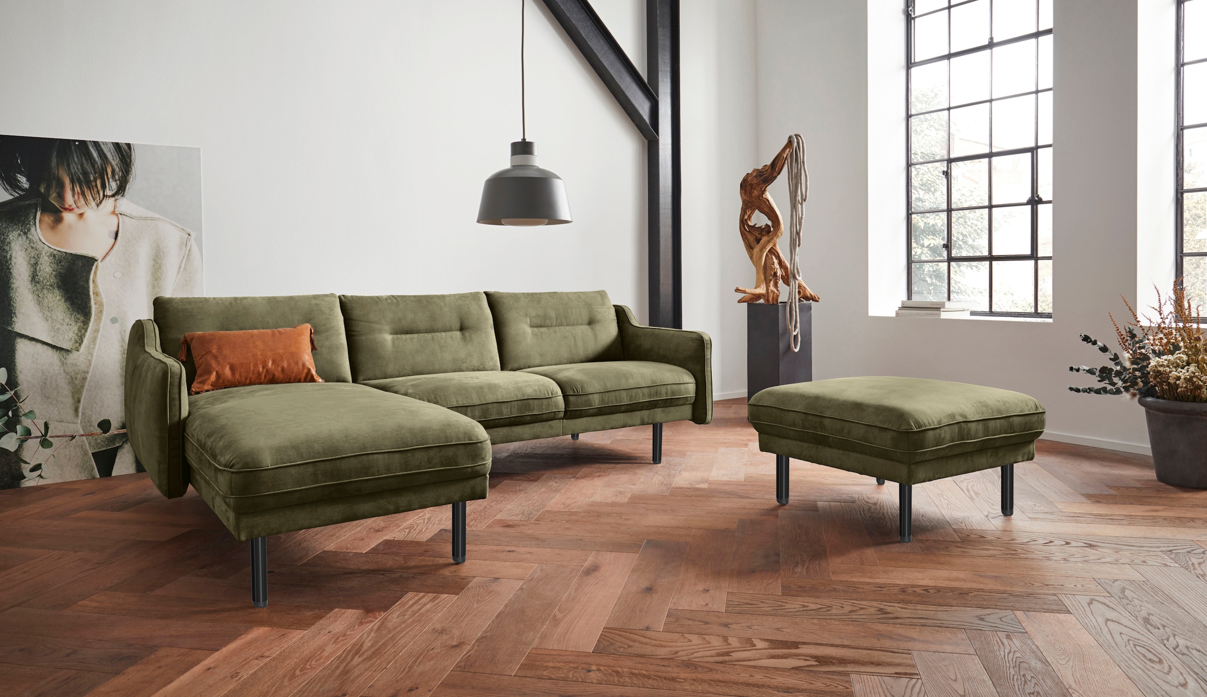 OTTO home Ecksofa »Nordfyn L-Form« edles Design in 3 Bezugsqualitäten,  Design by Morten Georgsen