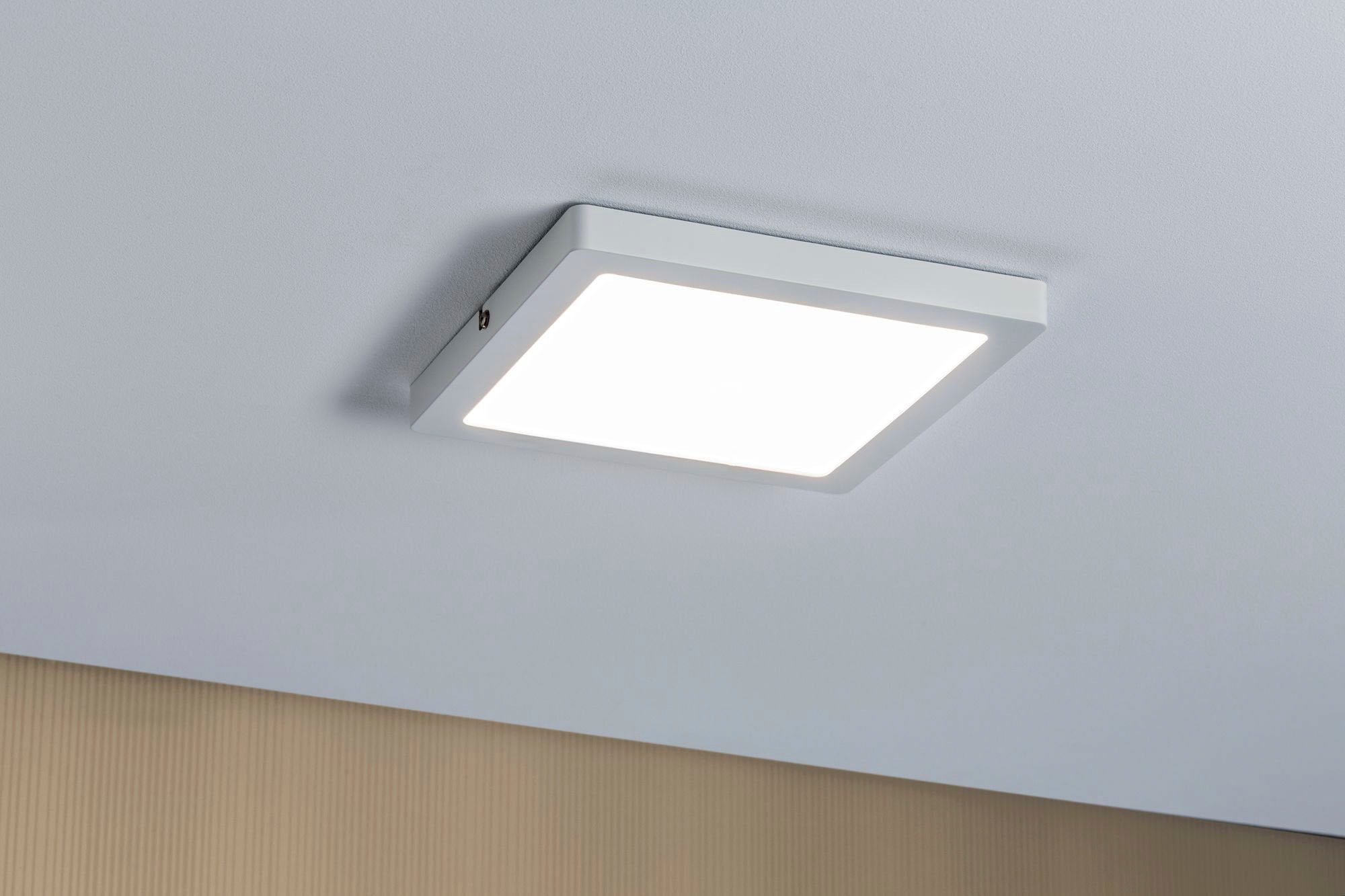Paulmann LED Panel »Atria eckig 220x220mm 14W 4.000K«, 1 flammig, Atria eckig 220x220mm 14W 4.000K matt
