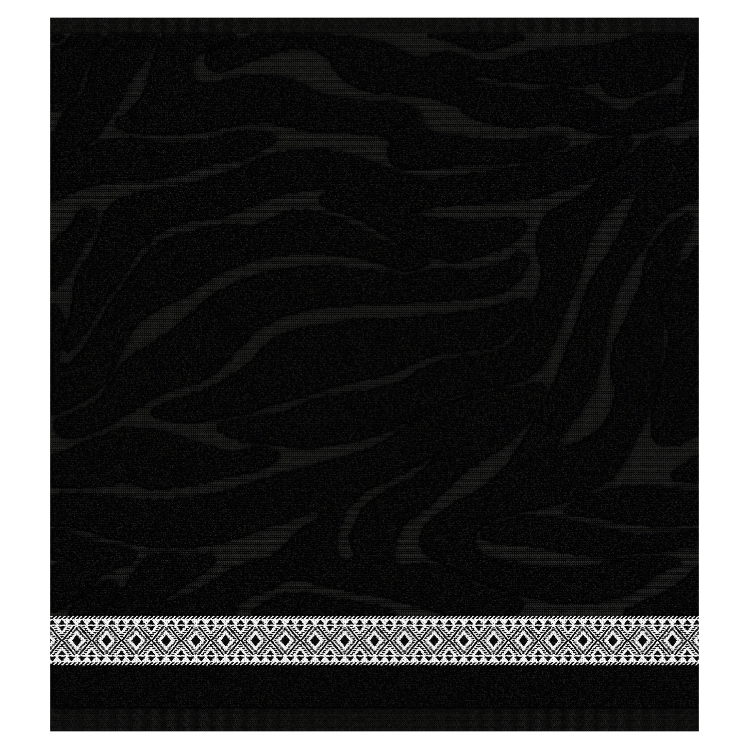 DDDDD Geschirrtuch »DDDDD Küchentuch Africa 50 x 55 Schwarz (6er-Pack)« schnell trocknend, 100% Baumwolle