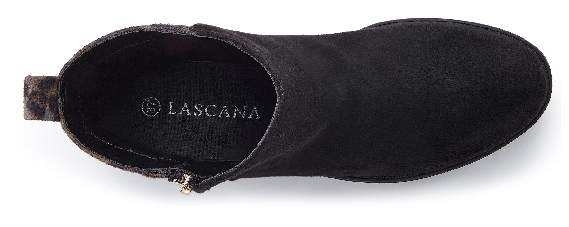 LASCANA Stiefelette »Ankle Boots, Stiefel«  mit Leo-Print VEGAN