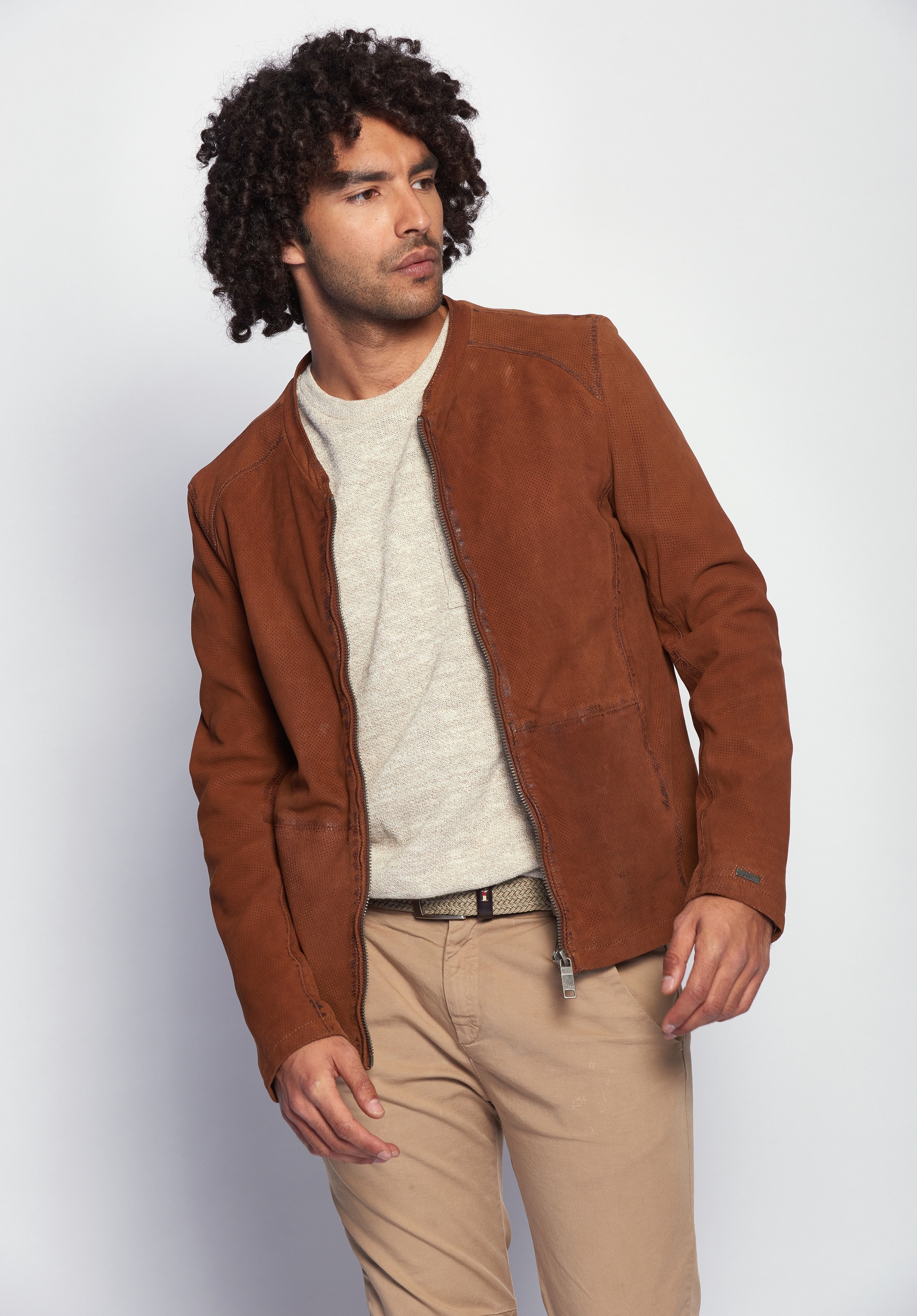 Maze Lederjacke »Lederjacke Dobson«