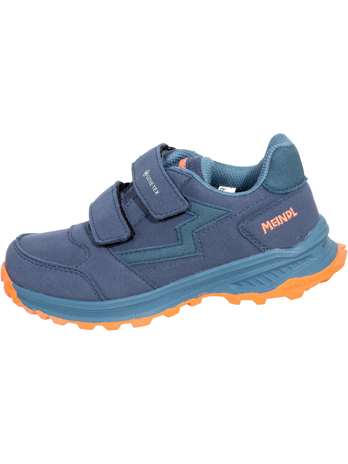 Meindl Wanderschuh »Meindl Otago Junior GTX petrol/orange«  Herausnehmbares Best-Fit-Fußbett für optimalen Sitz bei Kinderfüßen