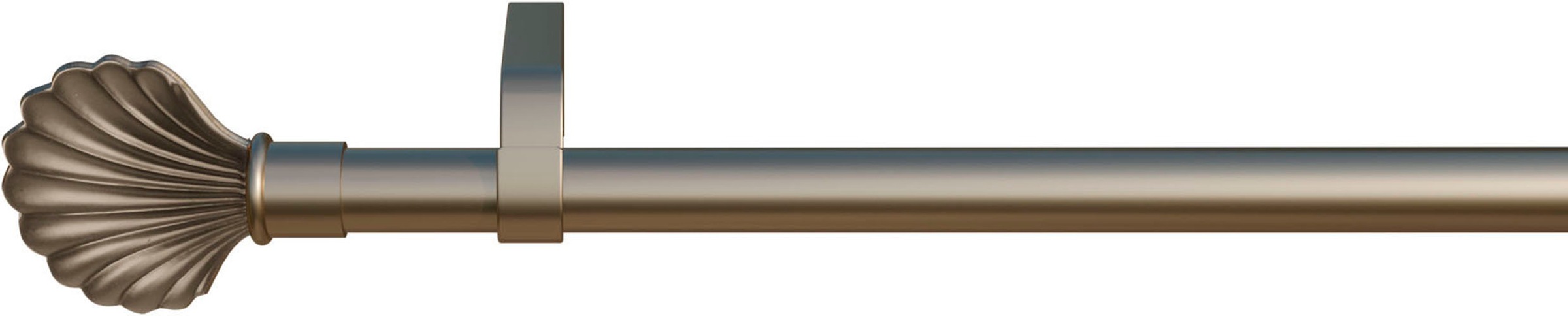 indeko Gardinenstange »Volterra« Ø 16 mm 1 läufig-läufig Wunschmaßlänge