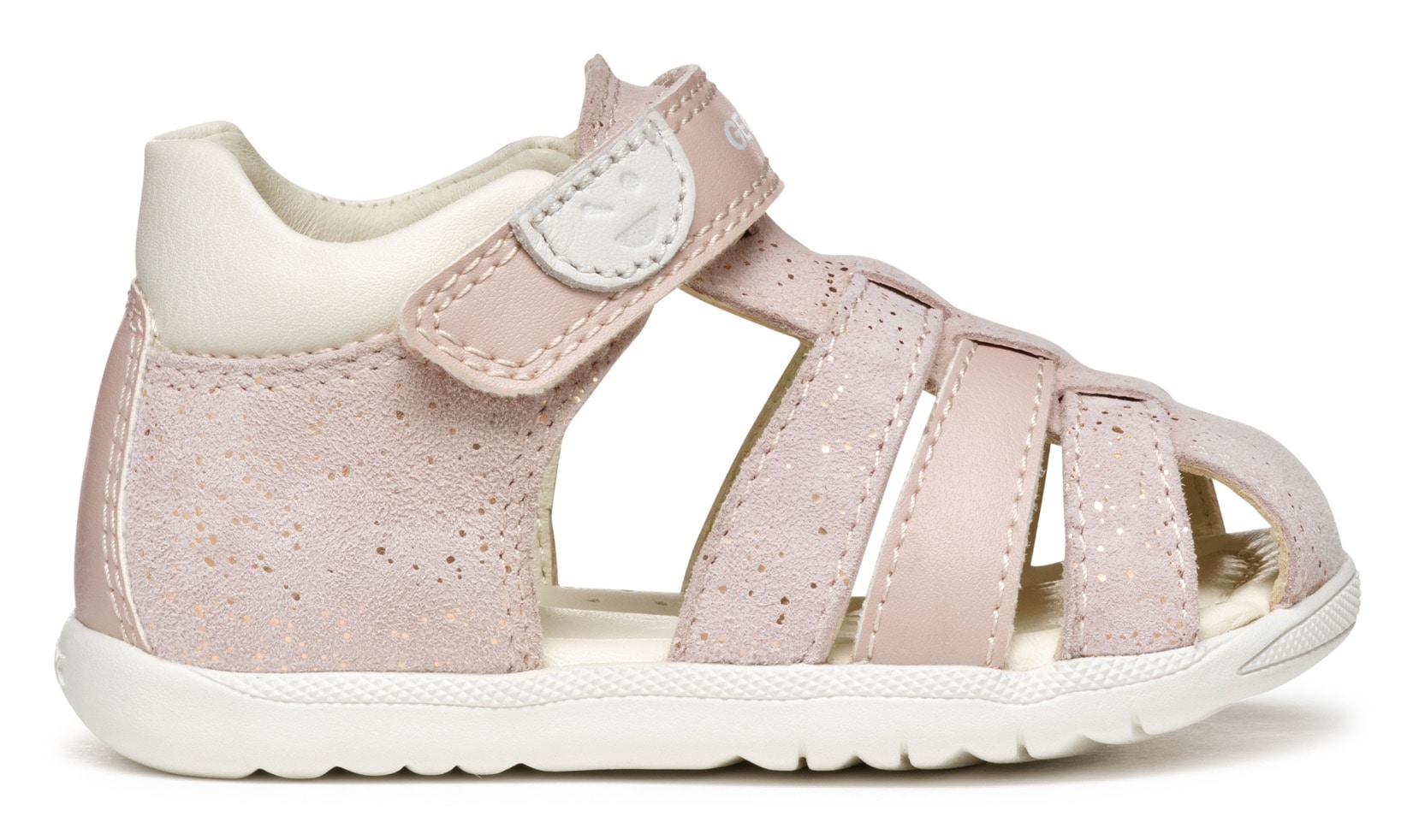 Geox Lauflernschuh »B SANDAL MACCHIA GIR«, Glitzerschuh, Festtagsschuh, Sandale mit Glitzer
