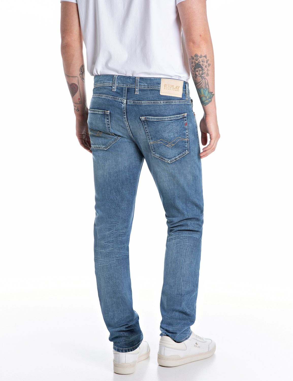 Replay Straight-Jeans »GROVER«, in vielen verschiedenen Waschungen, mit Stretch