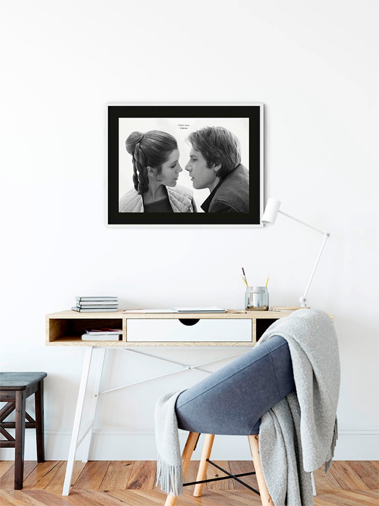 Komar Bild »Star Wars Classic Leia Han Love« Star Wars 1 Stk. tlg. Wandbild zur Dekoration im Kinderzimmer - ohne Rahmen