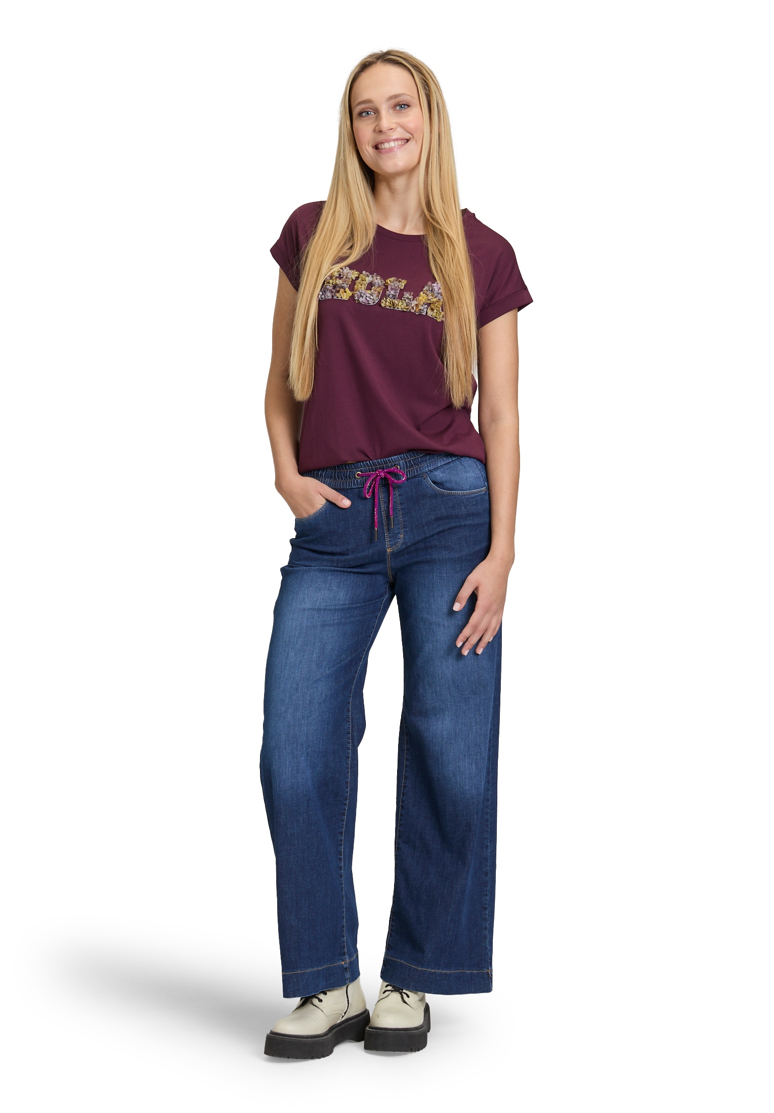 Cartoon Relaxhose »Casual-Hose mit weitem Bein«
