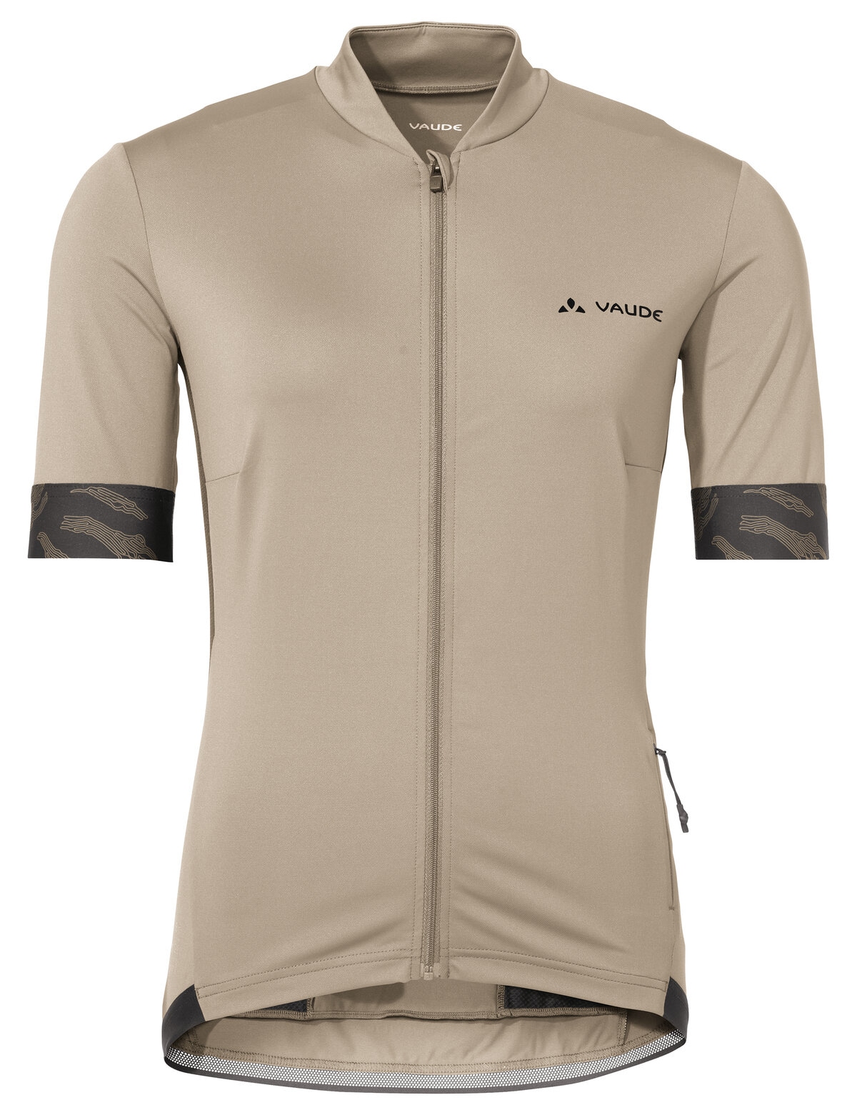 VAUDE Radtrikot »Wo Kuro FZ Tricot II« Kurzarm, atmungsaktiv, schnell trocknend, mit Rundhalsausschnitt