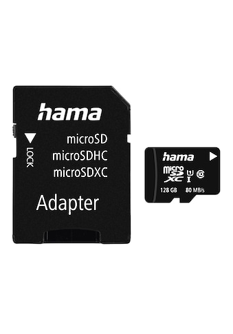 Hama Speicherkarte »microSDHC/XC Class 10 UHS-I 80MB/s + Adapter/Mobile«, (UHS-I Class... kaufen