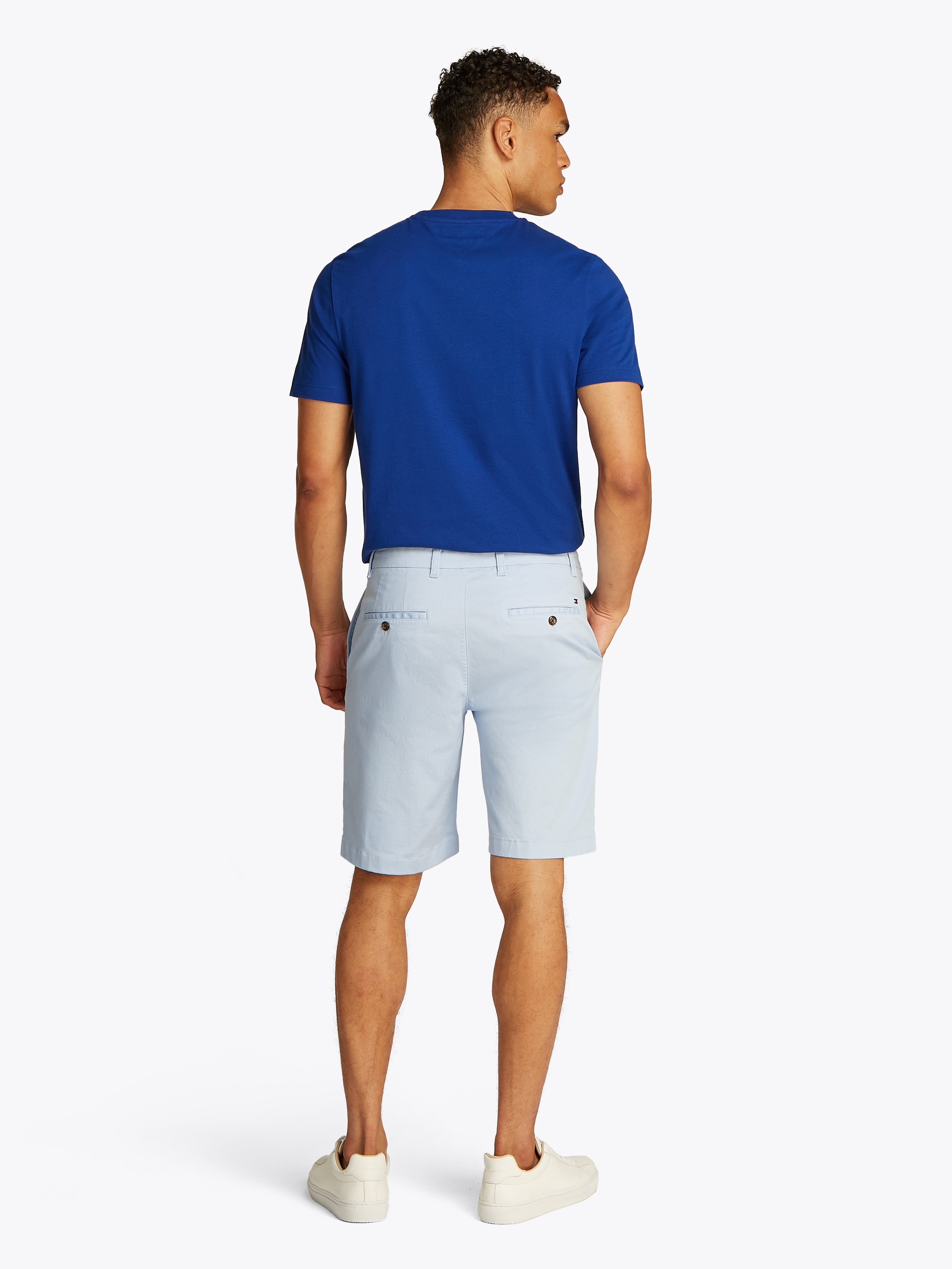 Tommy Hilfiger Shorts »HARLEM PRINTED STRUCTURE SHORT«, Mit Gürtelschlaufen