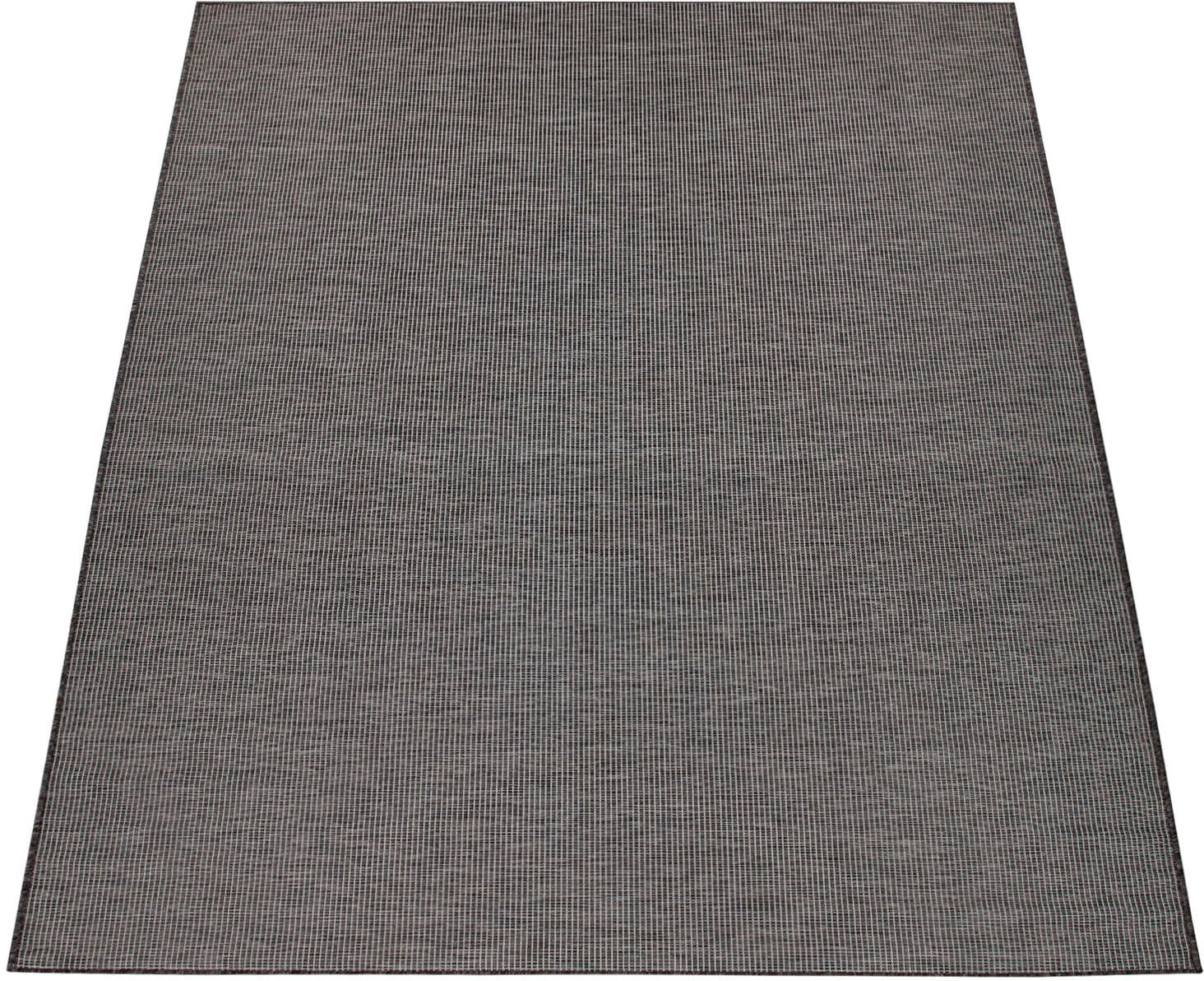 Paco Home Teppich »Sonset« rechteckig 4 mm Höhe Flachgewebe, meliert, In- und Outdoor geeignet, Wohnzimmer