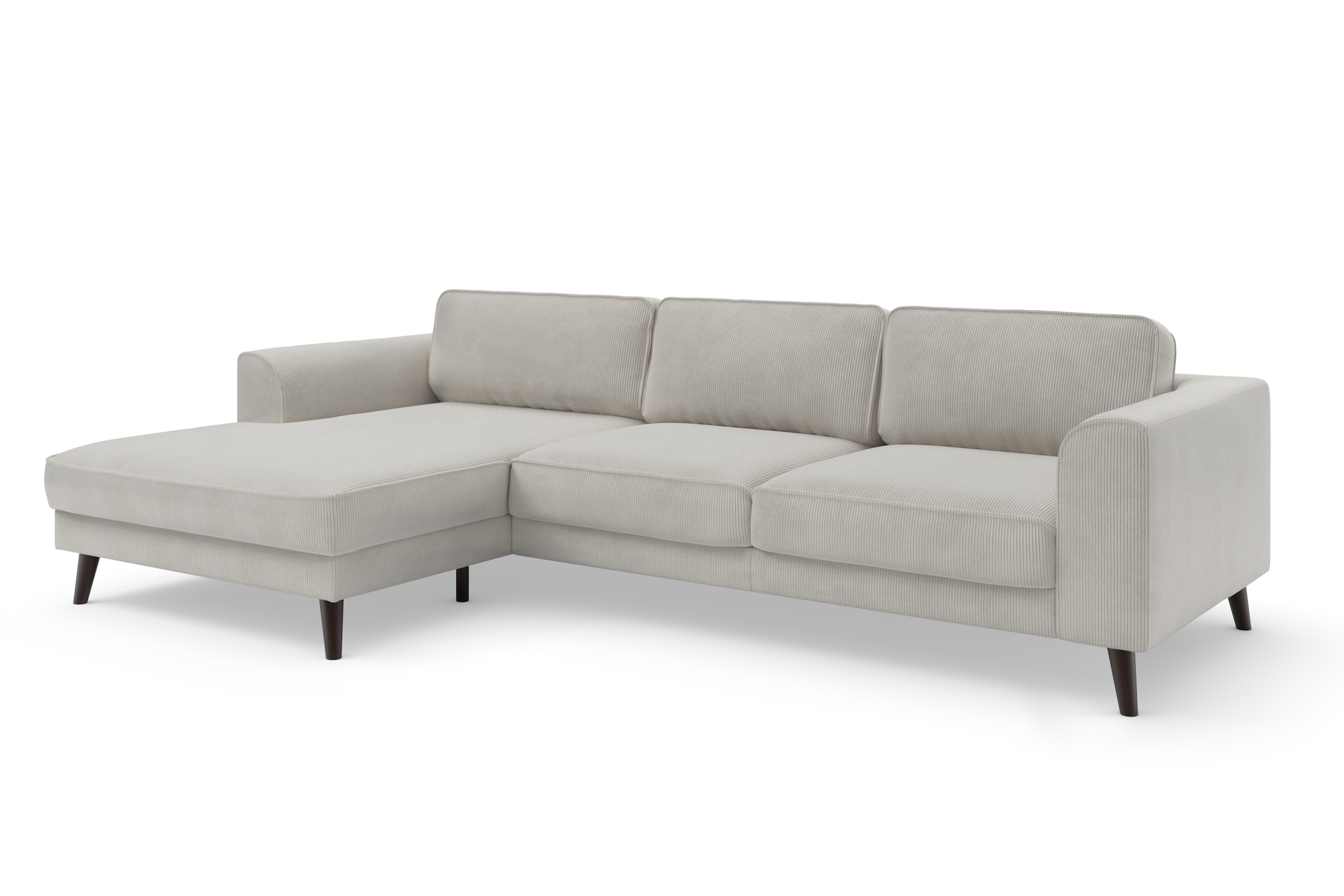 TRENDMANUFAKTUR Ecksofa »Lumber Jack, elegantes Designsofa, zeitlos modern, hoher Sitzkomfort«, wahlweise mit Bettfunktion u. Bettkasten, L-Form