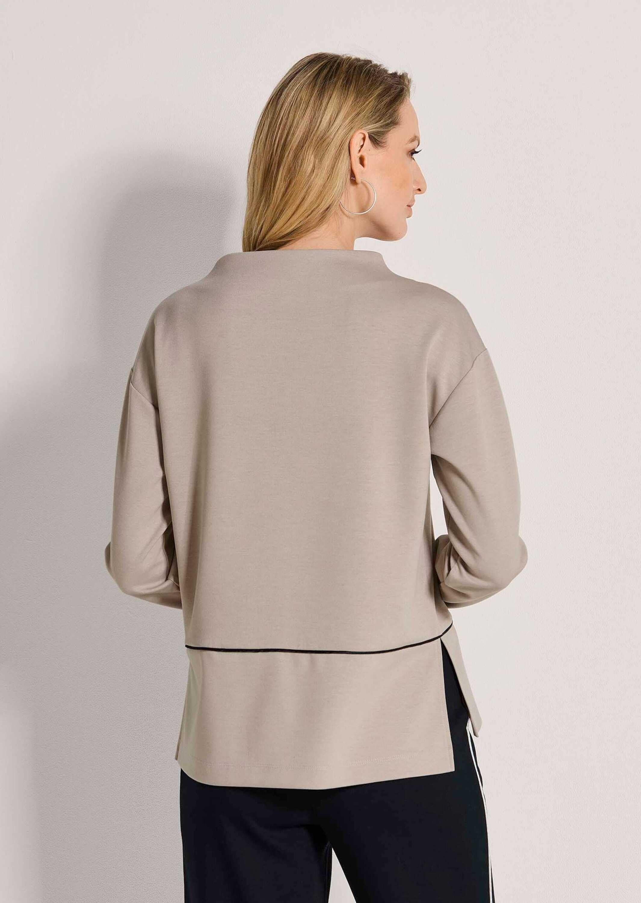 MADELEINE Langarmshirt »Shirt Sportives Sweatshirt mit Stehkragen«