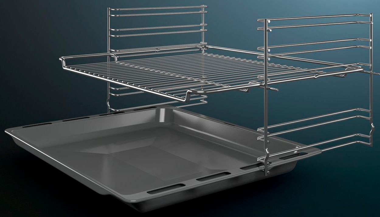 SIEMENS Backofen-Set »EQ112EA01Z«, HB113FBS1, mit Teleskopauszug nachrüstbar, (Set)