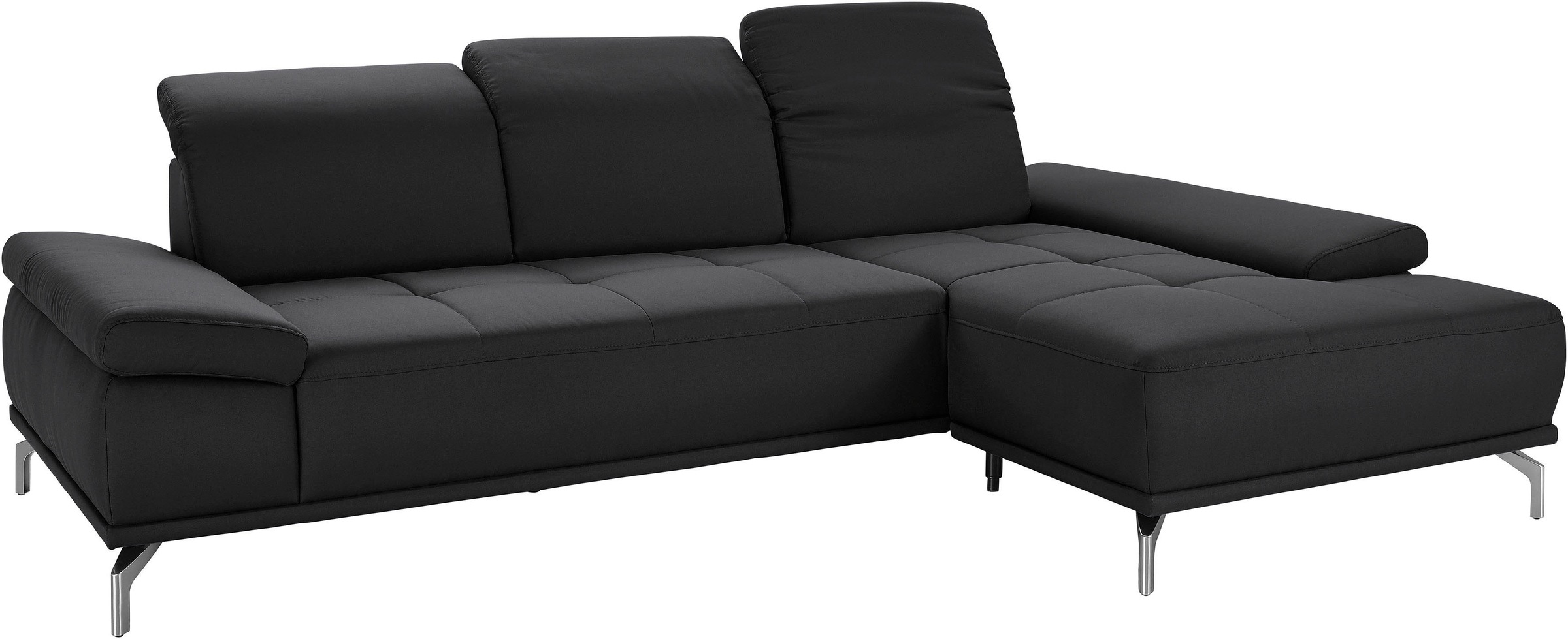 Places of Style Ecksofa »Caluna«, Inkl.Sitztiefenverstellung, wahlweise mit Kopf- und Armteilverstellung