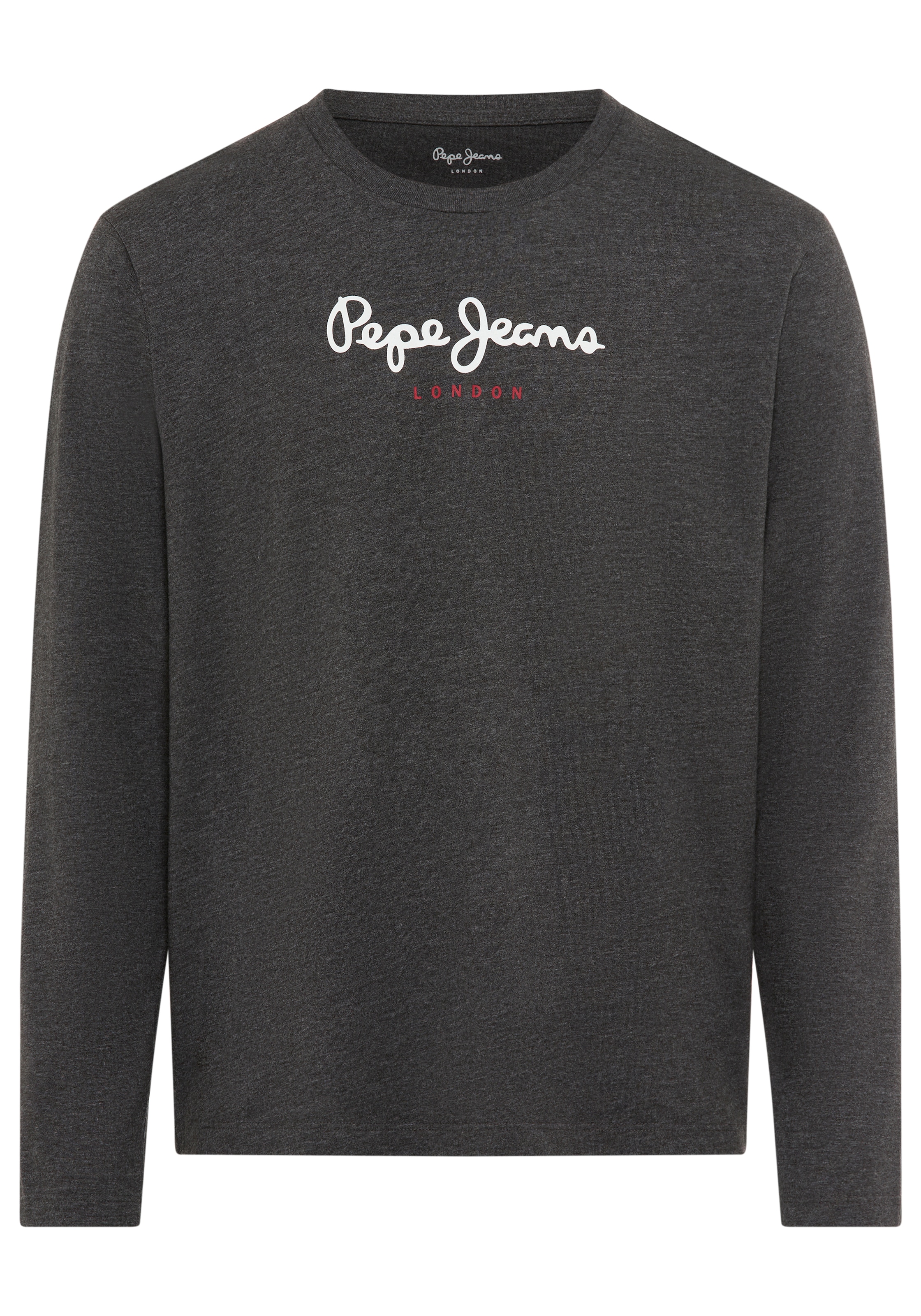 Pepe Jeans Langarmshirt »EGGO LONG N« aus reiner Baumwolle, Rundhals
