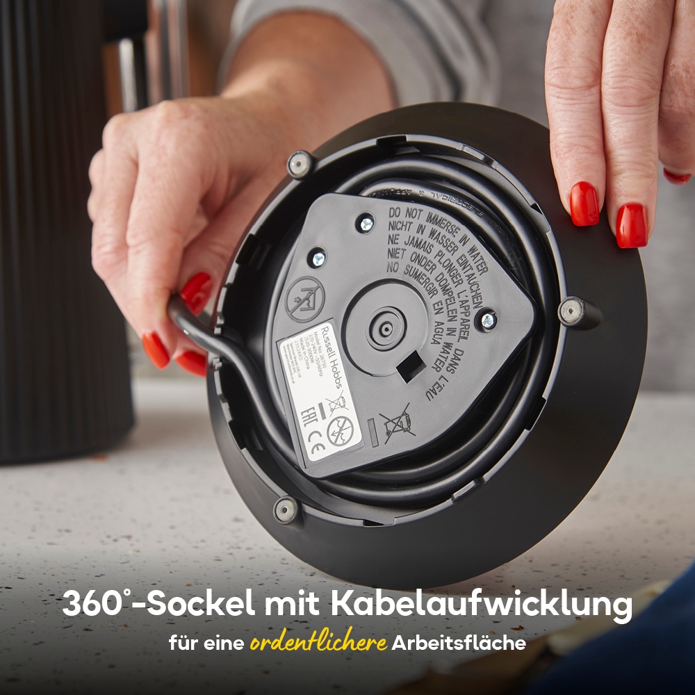 RUSSELL HOBBS Wasserkocher »26750-70« 1,7 l 2400 W 1,7l + herausnehmbarer Anti-Kalk-Filter