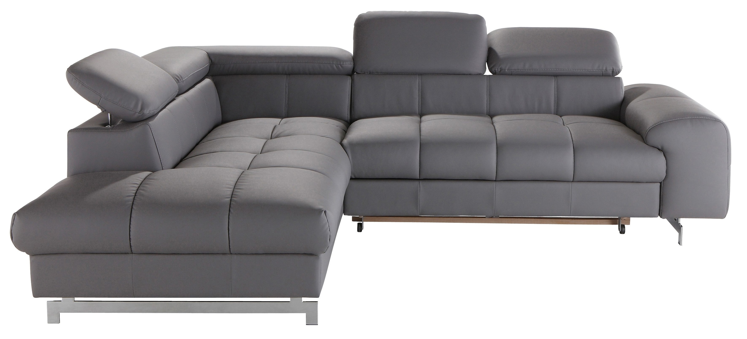 COTTA Ecksofa »Chef L-Form«, mit Kopfteilverstellung, wahlweise mit Bettfunktion