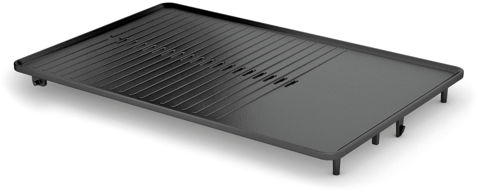 WMF Tischgrill »LONO flach & gerippt«, 2300 W, stufenlose Temperatureinstellung, antihaftbeschichtete Grillplatte