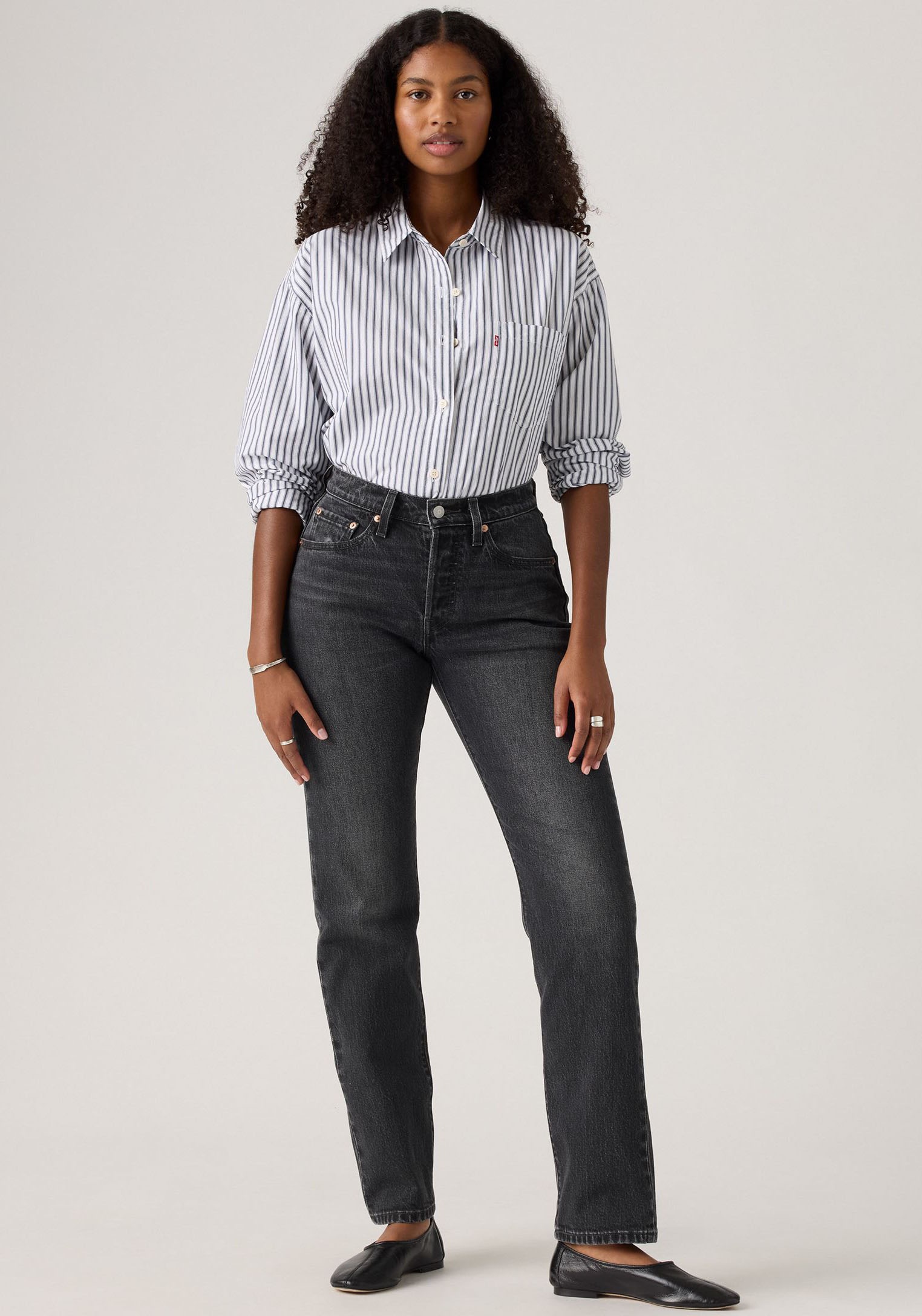Levi's® Stretch-Jeans »LV Jeans 501 CURVE BLACKS«, mit gerader Beinform