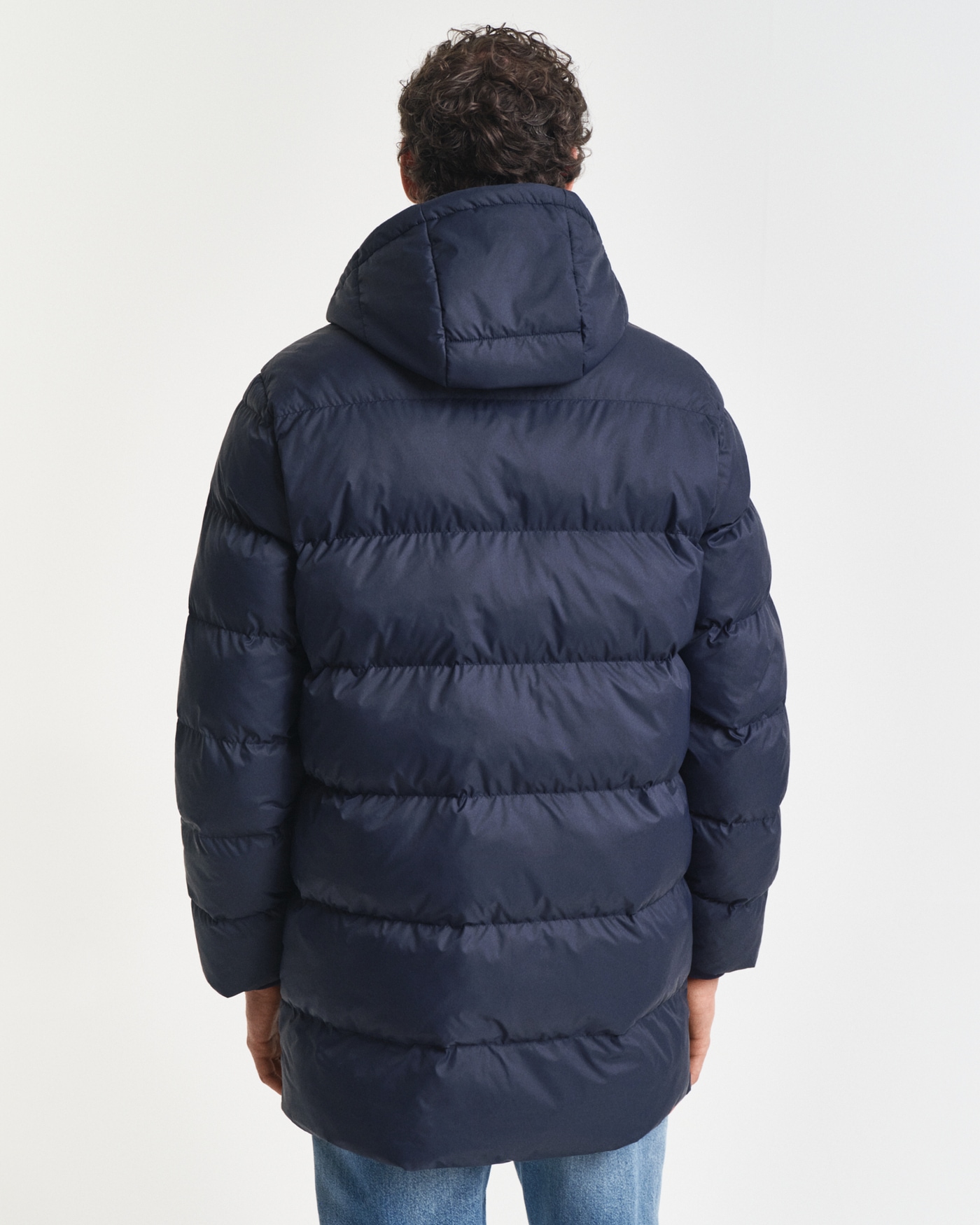 Gant Steppmantel »ACTIVE CLOUD MID LENGTH« Puffermantel, regular fit, abnehmabre Kapuze, 2-Wege-Reißverschluss