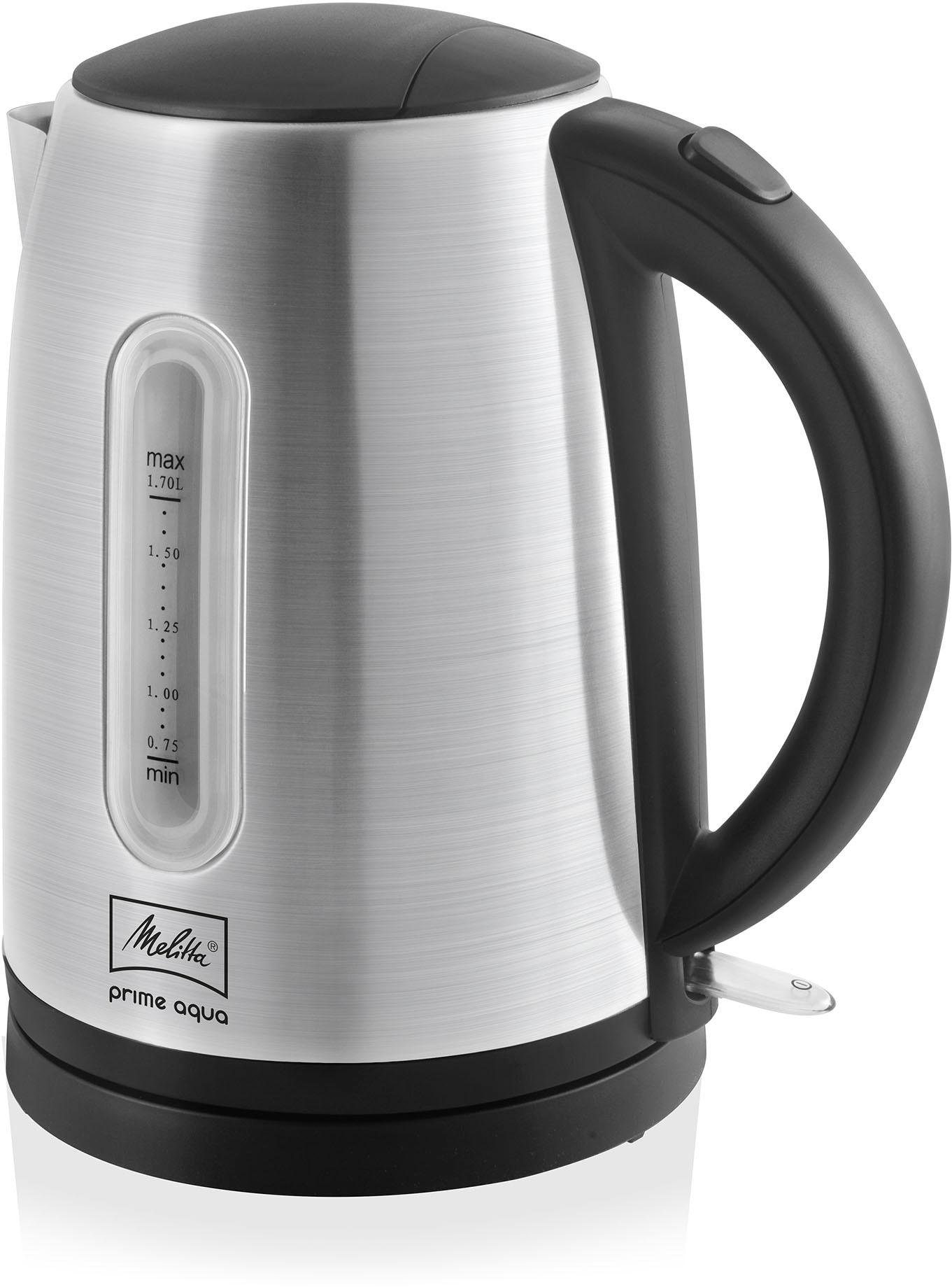 Melitta Wasserkocher »Melitta® Prime Aqua 1018-02«, 1,7 l, 2200 W