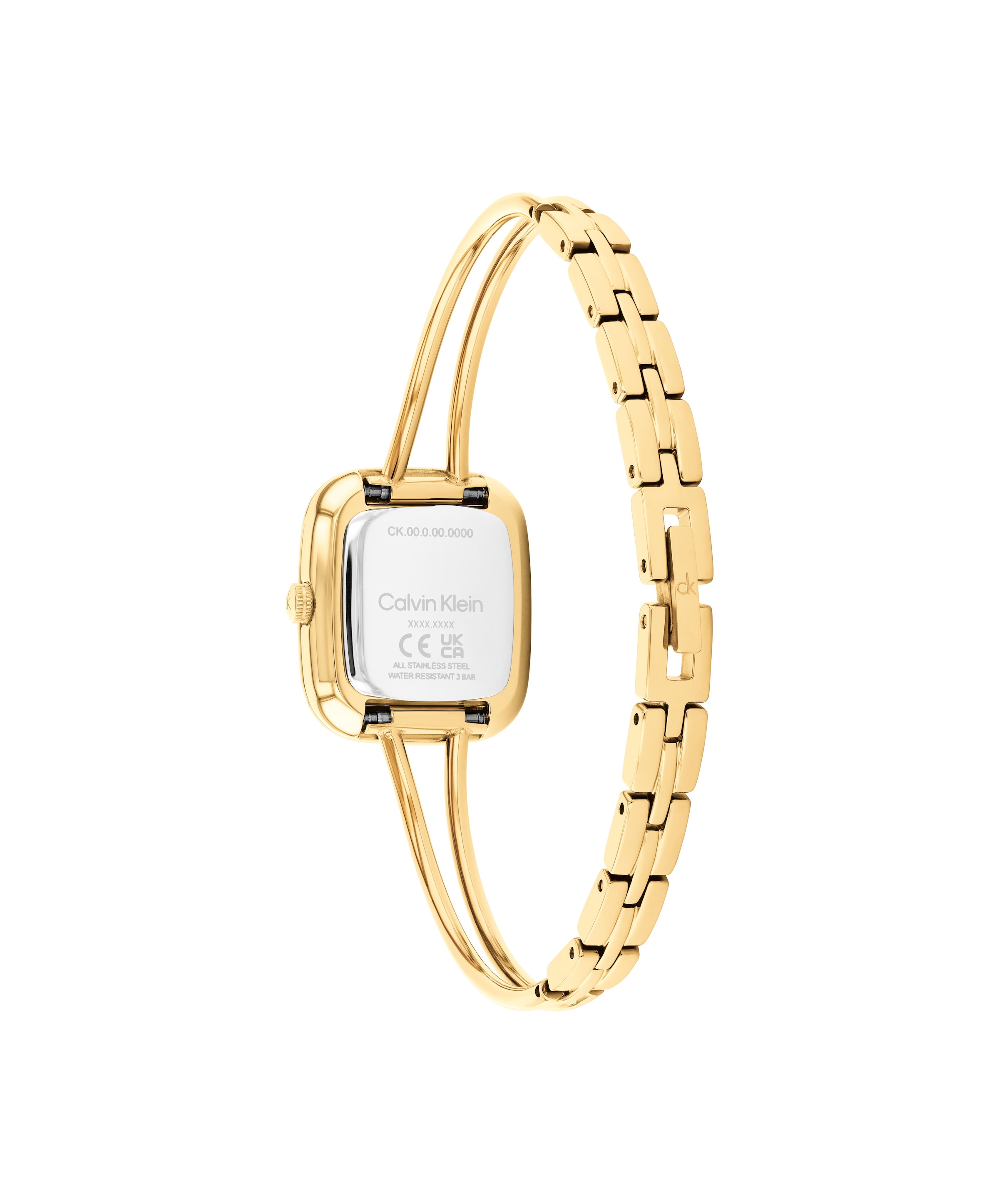 Calvin Klein Quarzuhr »CK ADORE BANGLE« Armbanduhr, Damenuhr, Edelstahlarmband, analog