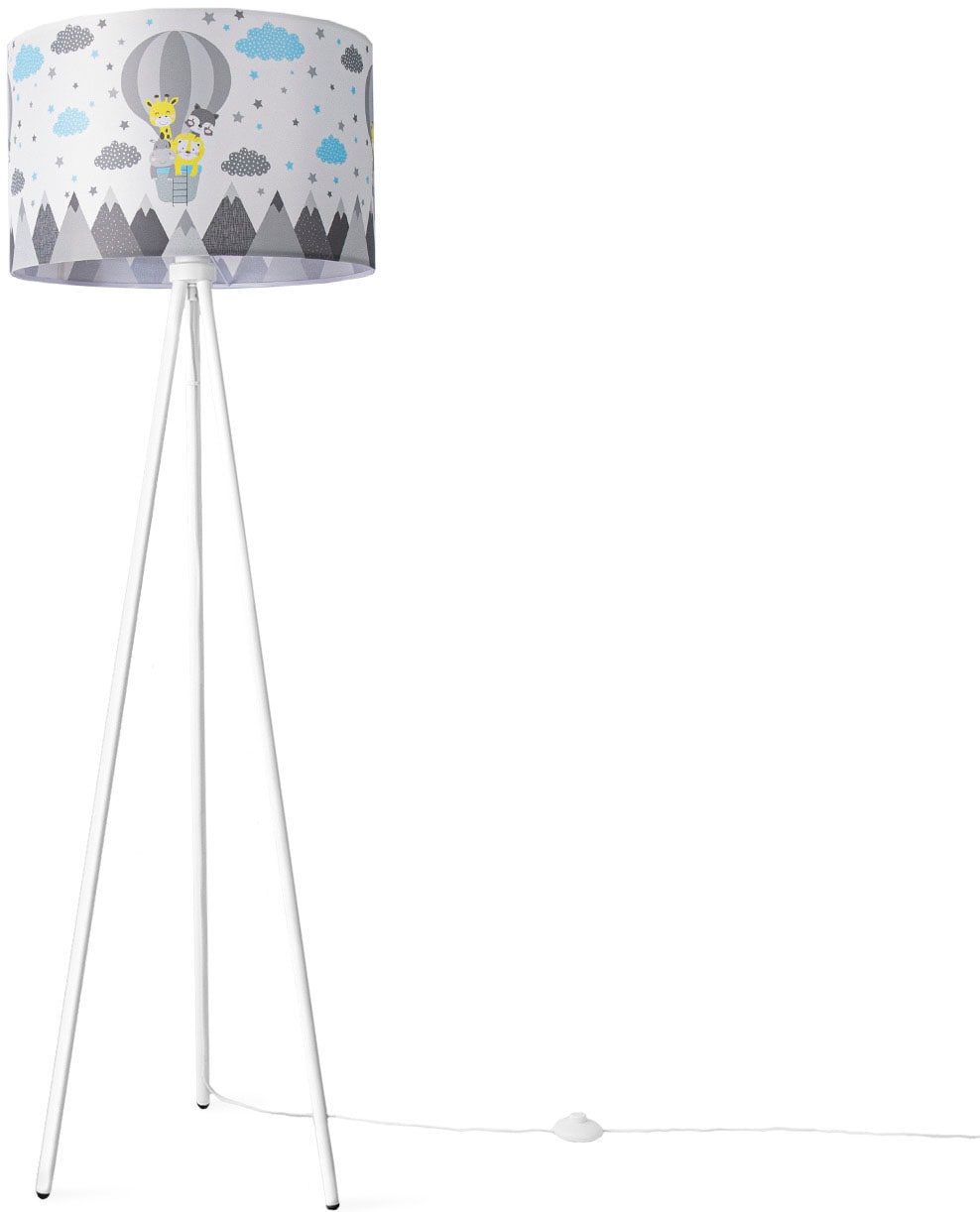 [Weniger als der halbe Preis] Paco Home Stehlampe »Trina Lampe Babyzimmer online Tiere Jahren 3 E27 XXL Garantie Heißluftballon Kinderlampe | kaufen Kinderzimmer Cosmo«, mit