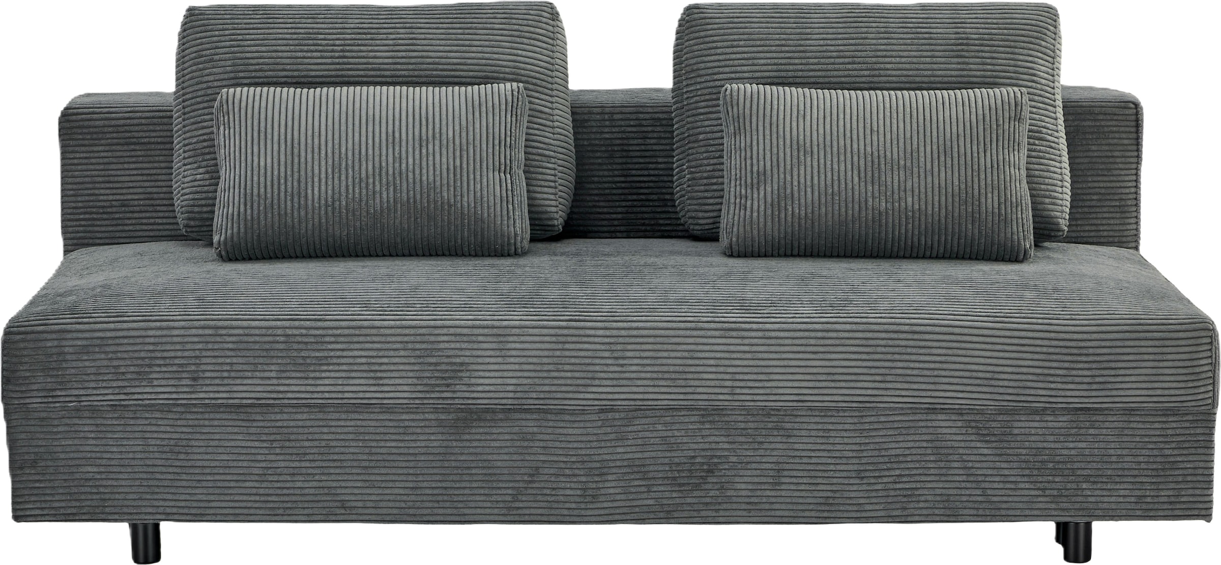 OTTO home Schlafsofa »ONNIKO Cord, Breite: 192 cm, Liegefläche 121x192 cm, softer Cord-Bezug« mit Bettfunktion & Bettkasten