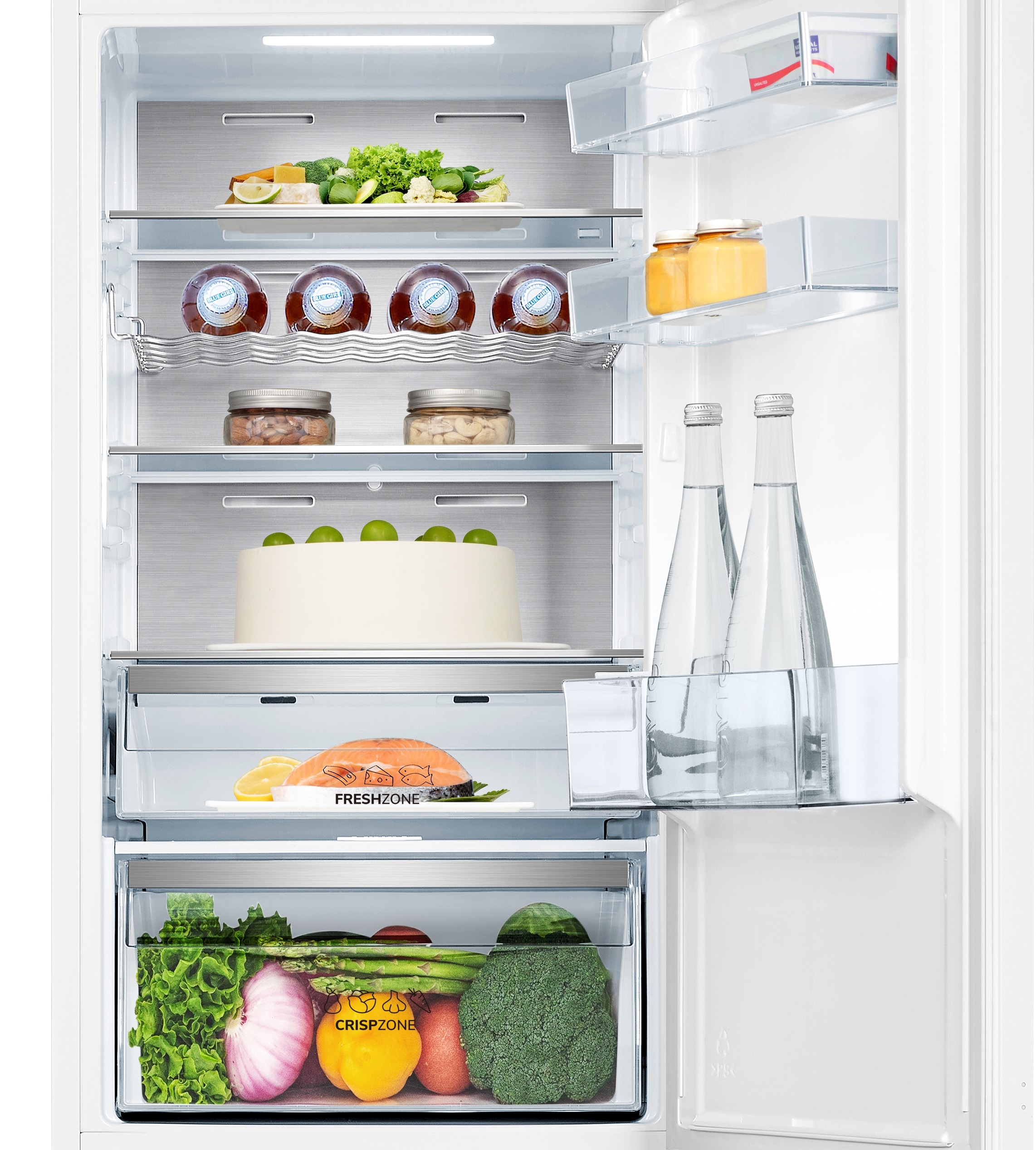 Hanseatic Einbaukühlgefrierkombination »HEKGS17754CNF« 177,2 cm hoch 54 cm breit