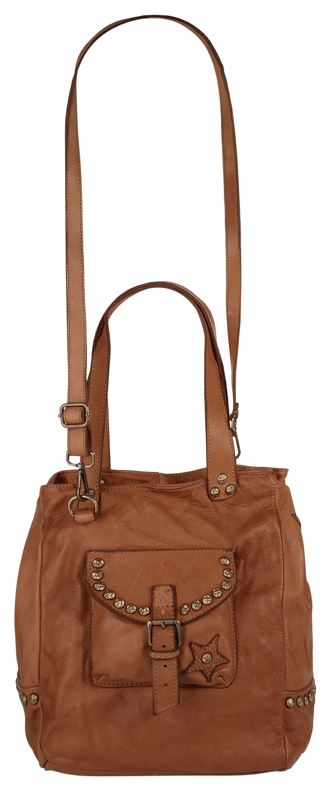 Samantha Look Shopper, echt Leder, Made in Italy
