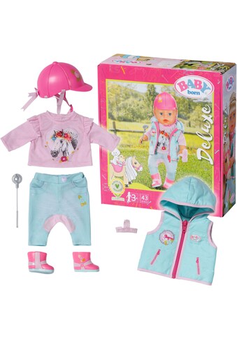 Puppenkleidung »Deluxe Reiter Outfit, 43 cm«, (Set, 8 tlg.)
