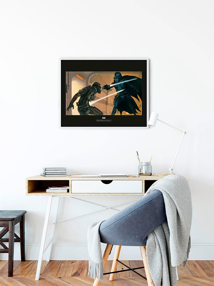 Komar Bild »Star Wars Classic RMQ Vader Luke Hallway«, Star Wars, (1 St.), Wandbild zur Dekoration im Kinderzimmer - ohne Rahmen