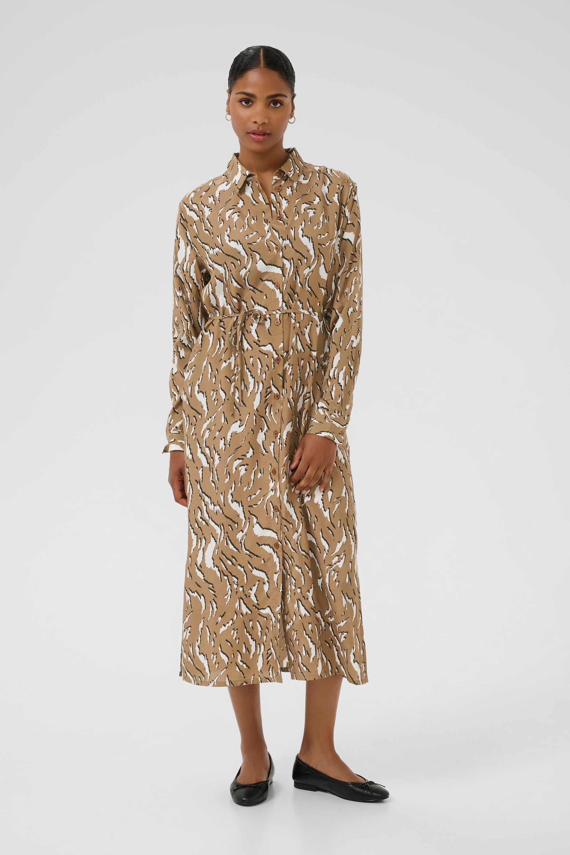 KAFFE Midikleid »Kleid KAmille«