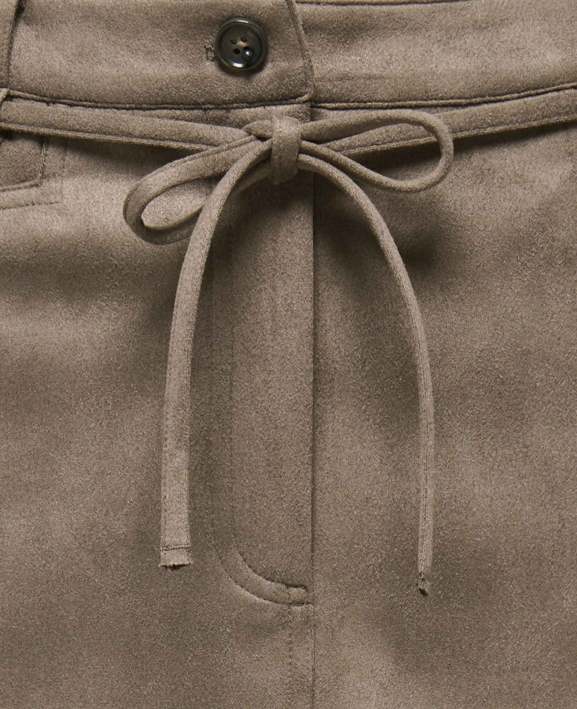 ONLY Minirock »ONLMIRA HW FAUX SUEDE BELT SKIRT CC PNT« Materialmix, Wildlederimitat mit Stretch