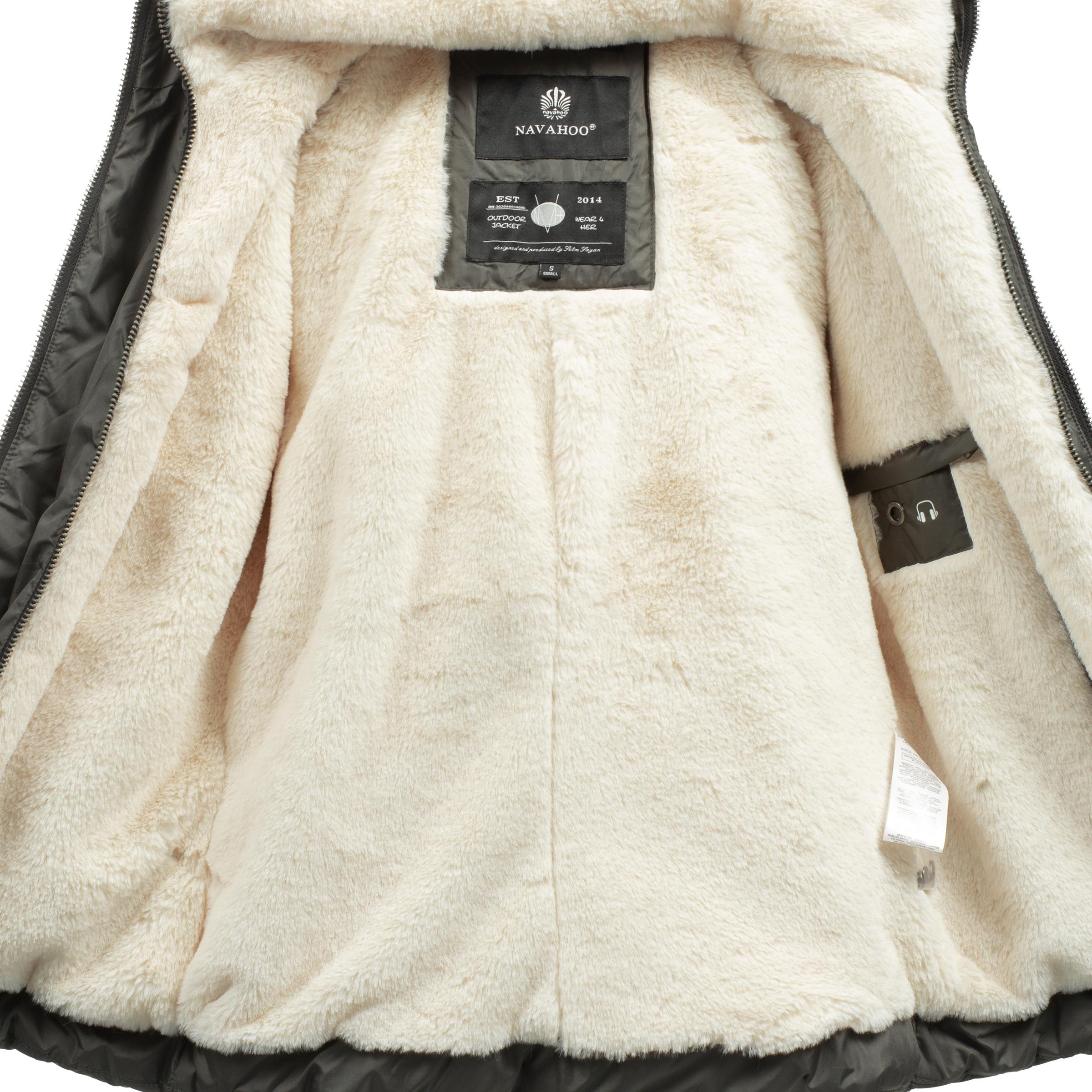 Navahoo Winterjacke »Winterjacke Megan«, mit Kapuze