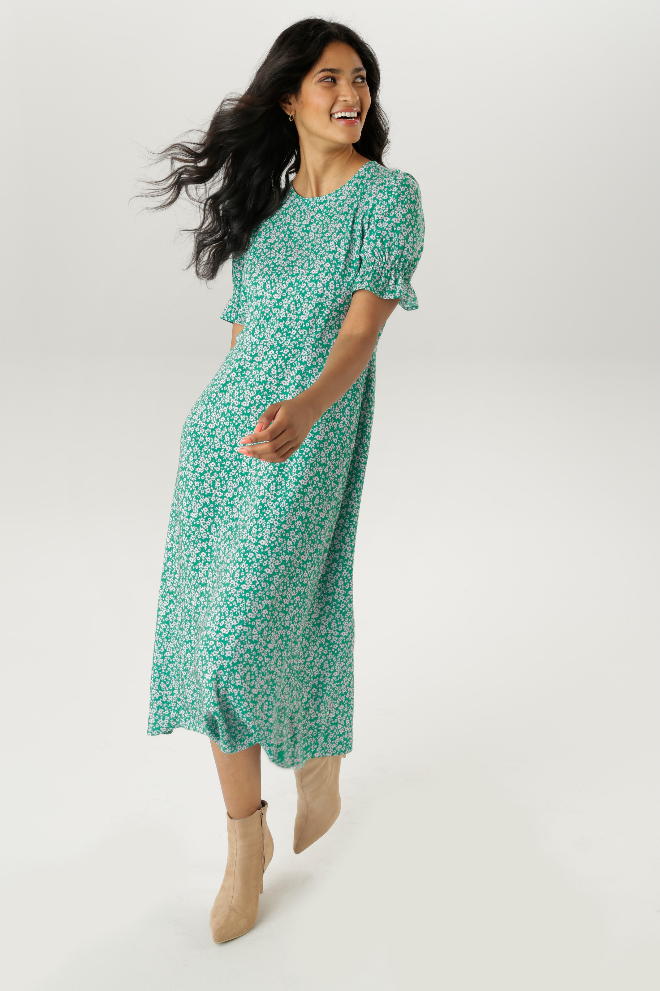 Aniston SELECTED Sommerkleid, mit Blümchendruck