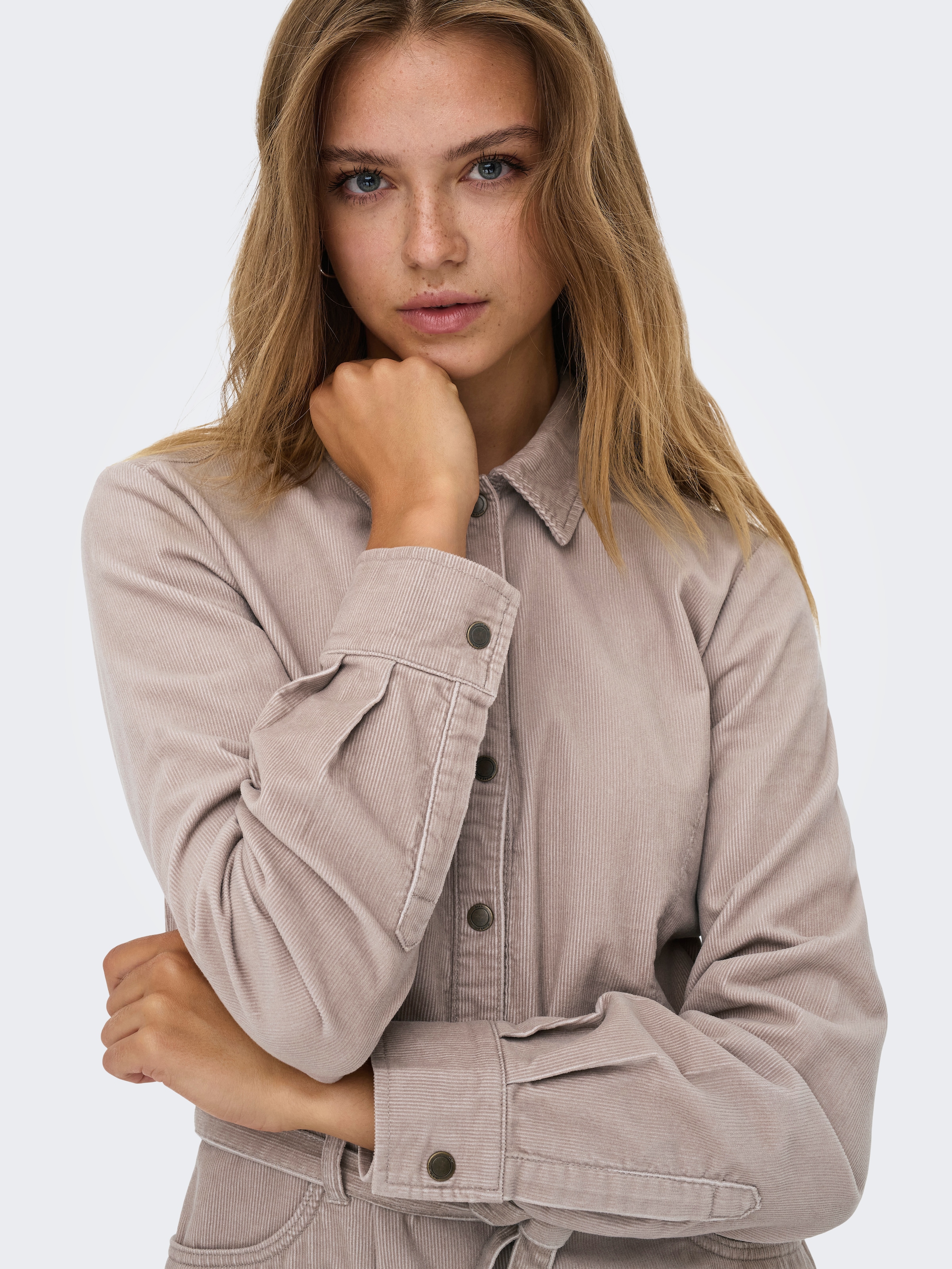 ONLY Cordkleid »ONLNESSA L/S CORD DRESS CC PNT« Eingrifftaschen