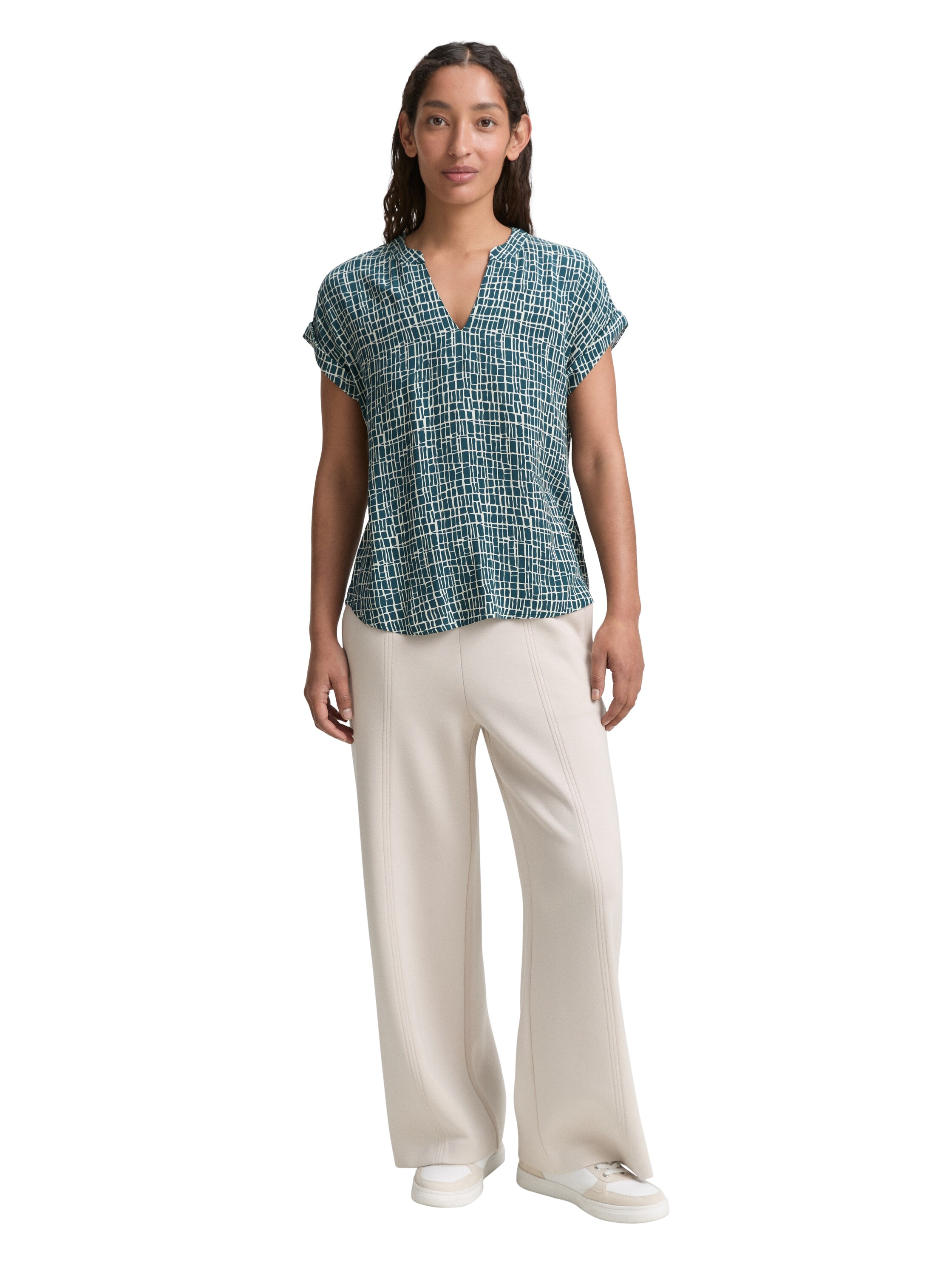 TOM TAILOR Kurzarmbluse, im Loose Fit
