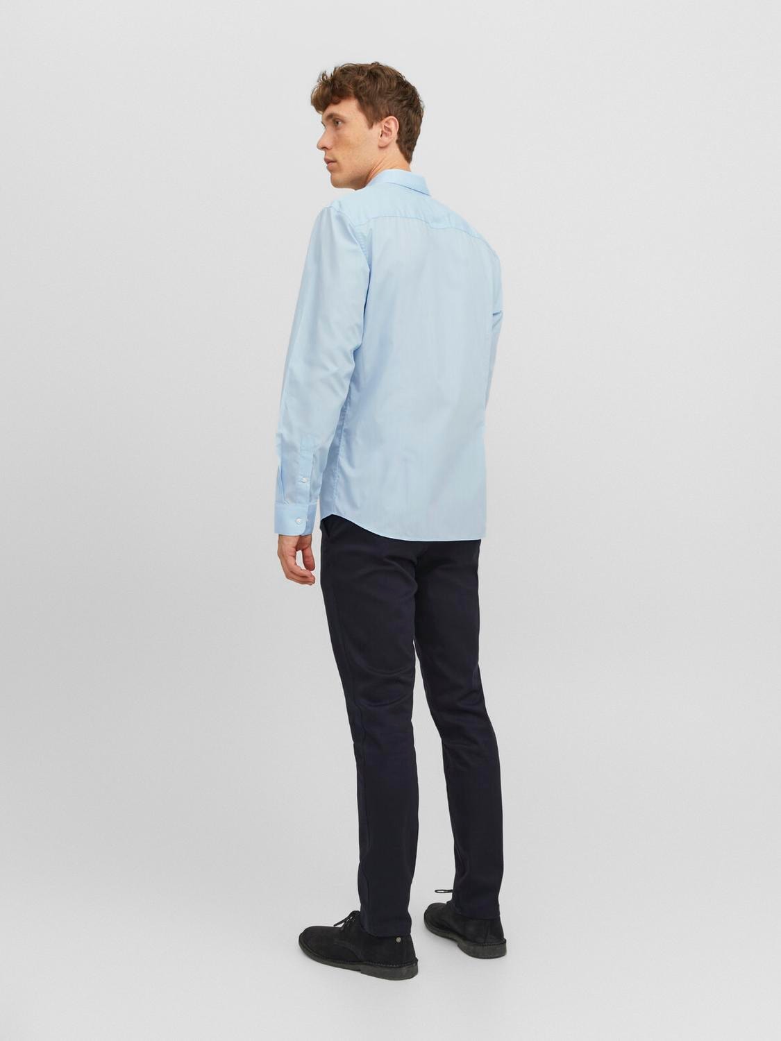 Jack & Jones Langarmhemd »JJJOE SHIRT LS PLAIN«