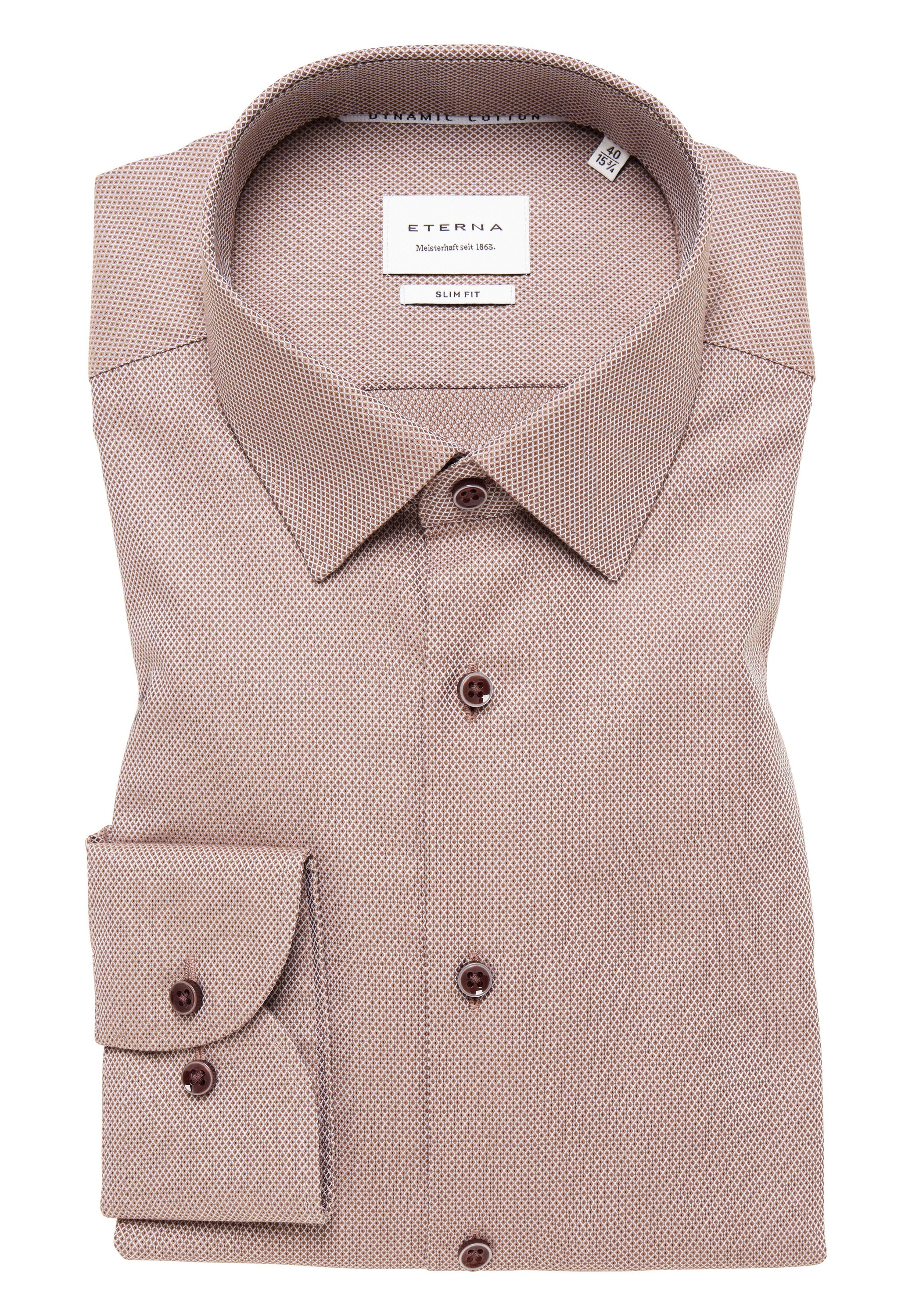 Eterna Langarmhemd »SLIM FIT«, NON IRON (bügelfrei)