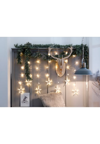 BONETTI LED-Lichtervorhang »Sterne, Weihnachtsdeko aussen«, mit 7 Strängen kaufen