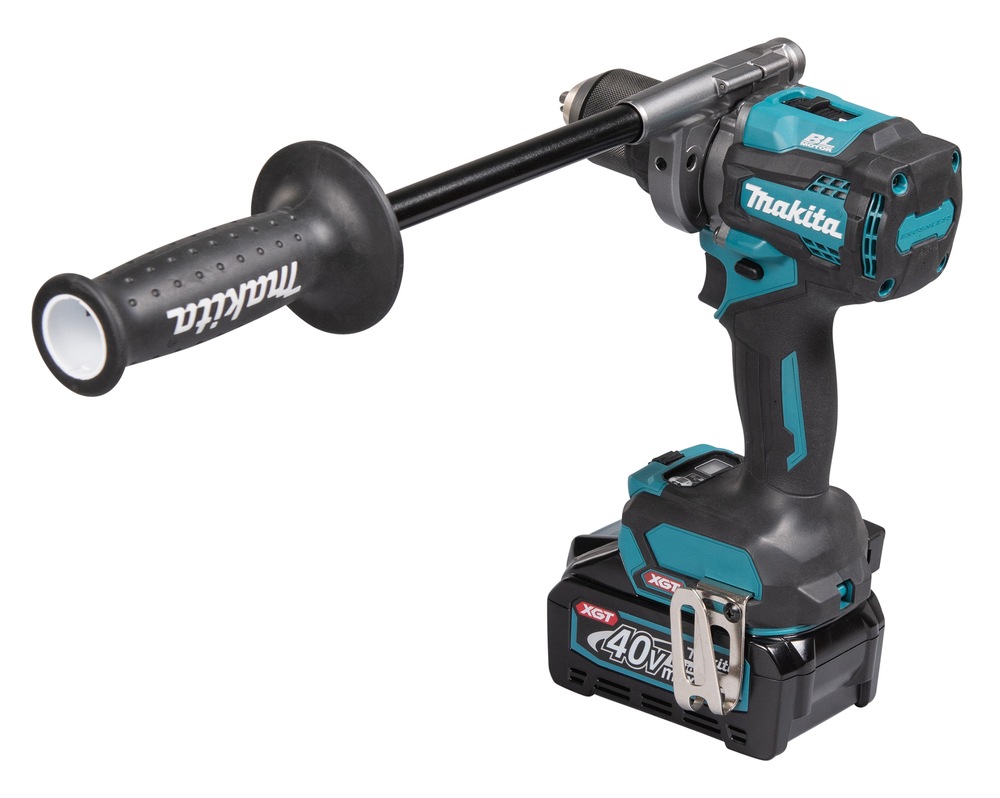 Makita Akku-Bohrschrauber »»DF001GD201««, (XGT, 40V max., 140 Nm, 0-2.600 min-1), Inkl. MAKPAC Größe 3, Schnellladegerät DC40RA und 2x BL4025 Akkus