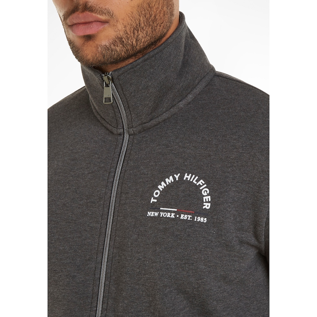 Tommy Hilfiger Sweatjacke »SHADOW HILFIGER REG STAND COLLAR«