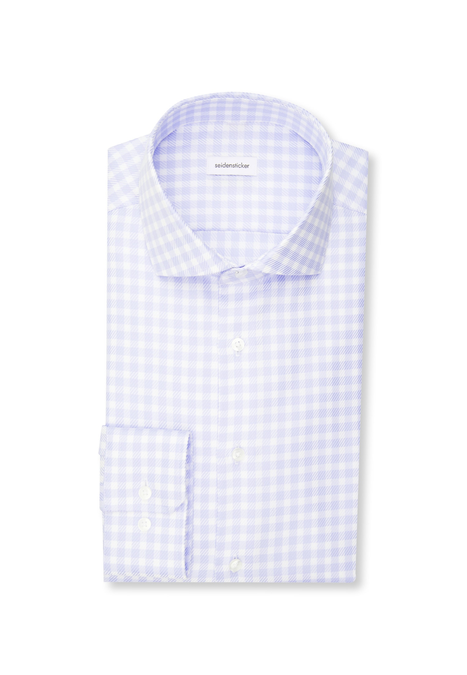 seidensticker Businesshemd »Schwarze Rose« Regular 1/1 Kentkragen Karo
