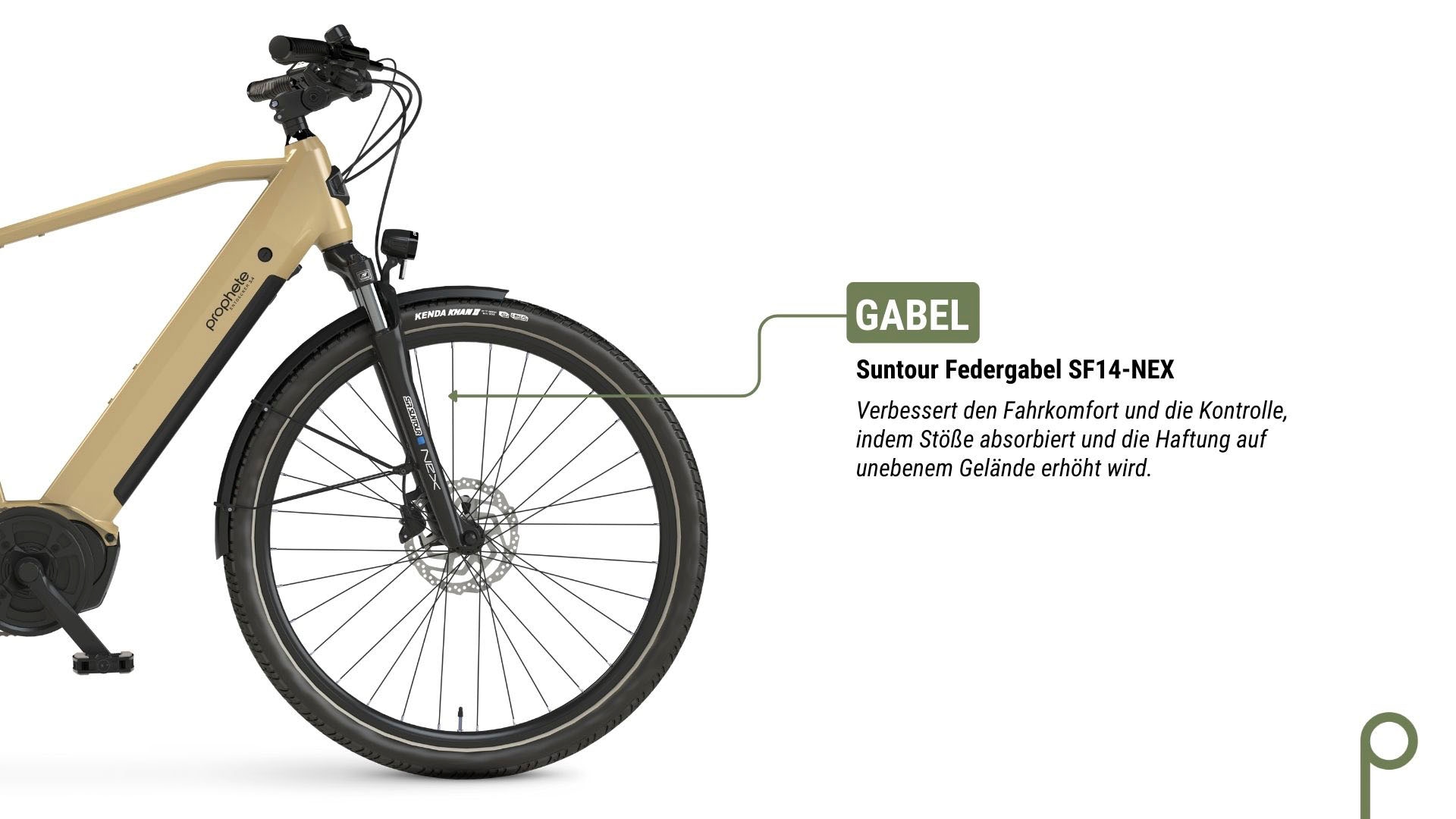 Prophete E-Bike »Entdecker 3.4«, 8 Gang, Shimano, Mittelmotor 250 W, Pedelec, Elektrofahrrad für Herren