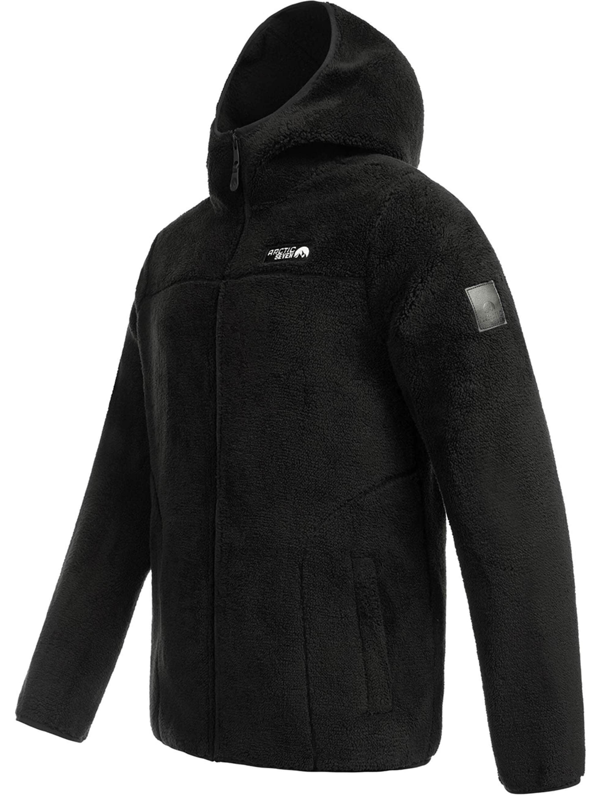 Arctic Seven Fleecejacke »Arctic Seven Herren Sherpa Fleecejacke mit Kapuze AS413«