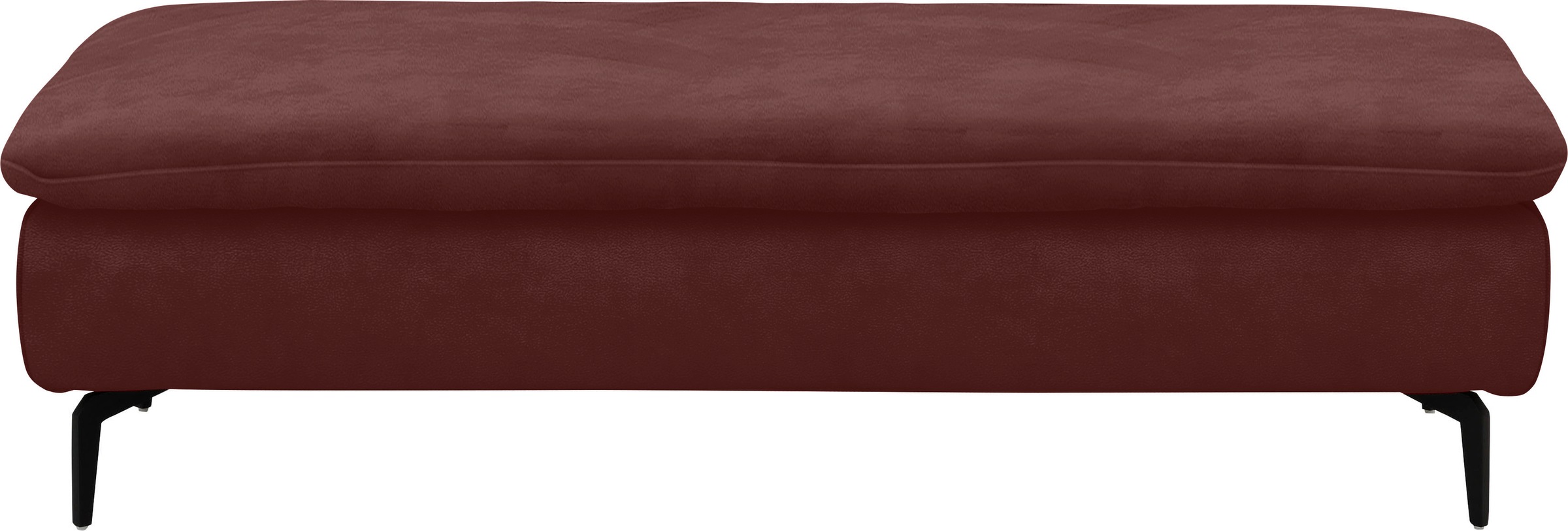 W.SCHILLIG Ecksofa »valentinoo, Designsofa, bequem, elegant und zeitlos, L-Form«, (Set), inklusive Hocker, mit Sitztiefenverstellung, Breite 299 cm