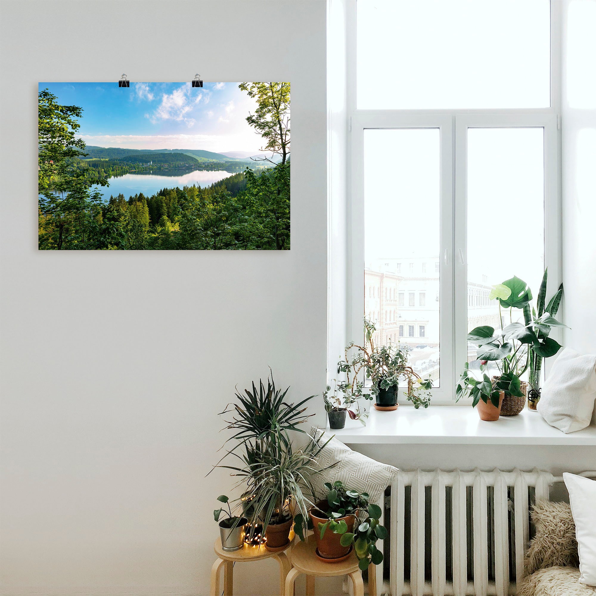 Artland Wandbild »Blick auf den Titisee im Schwarzwald«, Seebilder, (1 St.), als Leinwandbild, Poster in verschied. Größen