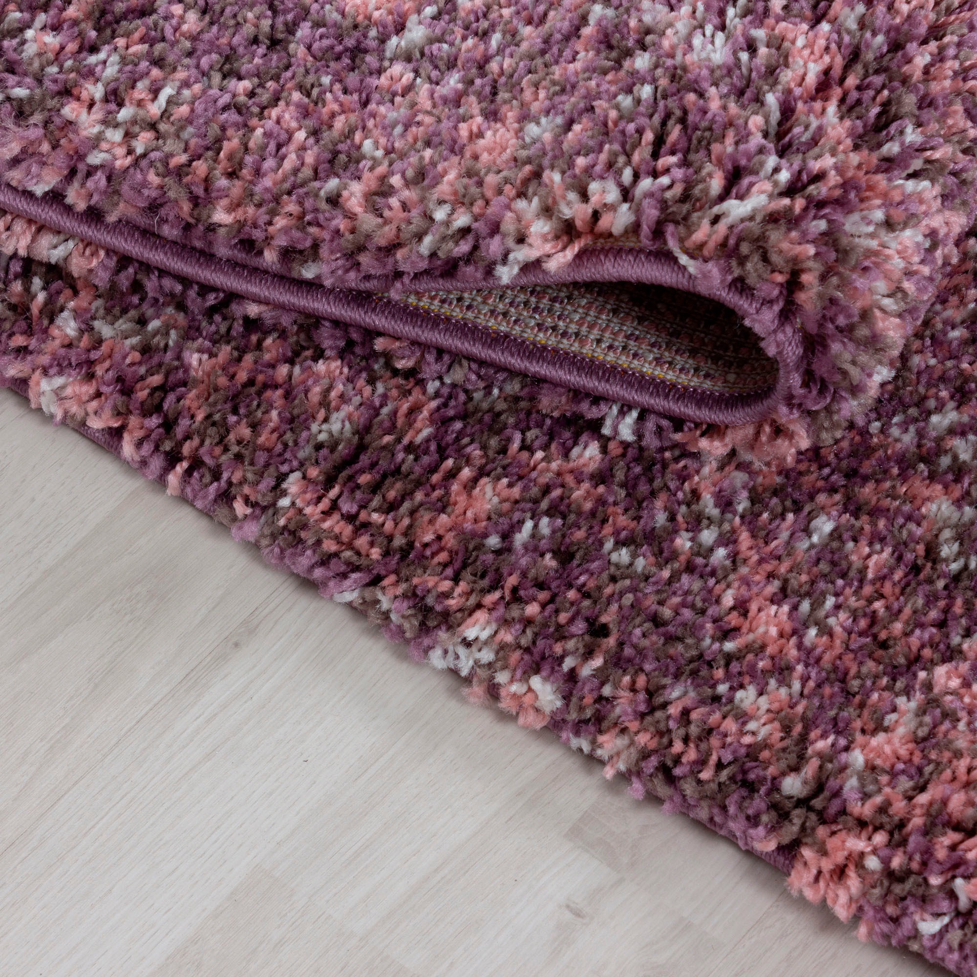 Ayyildiz Teppiche Hochflor-Teppich »Enjoy Shaggy«, rund, 50 mm Höhe, melierter Langflor, Wohnzimmer
